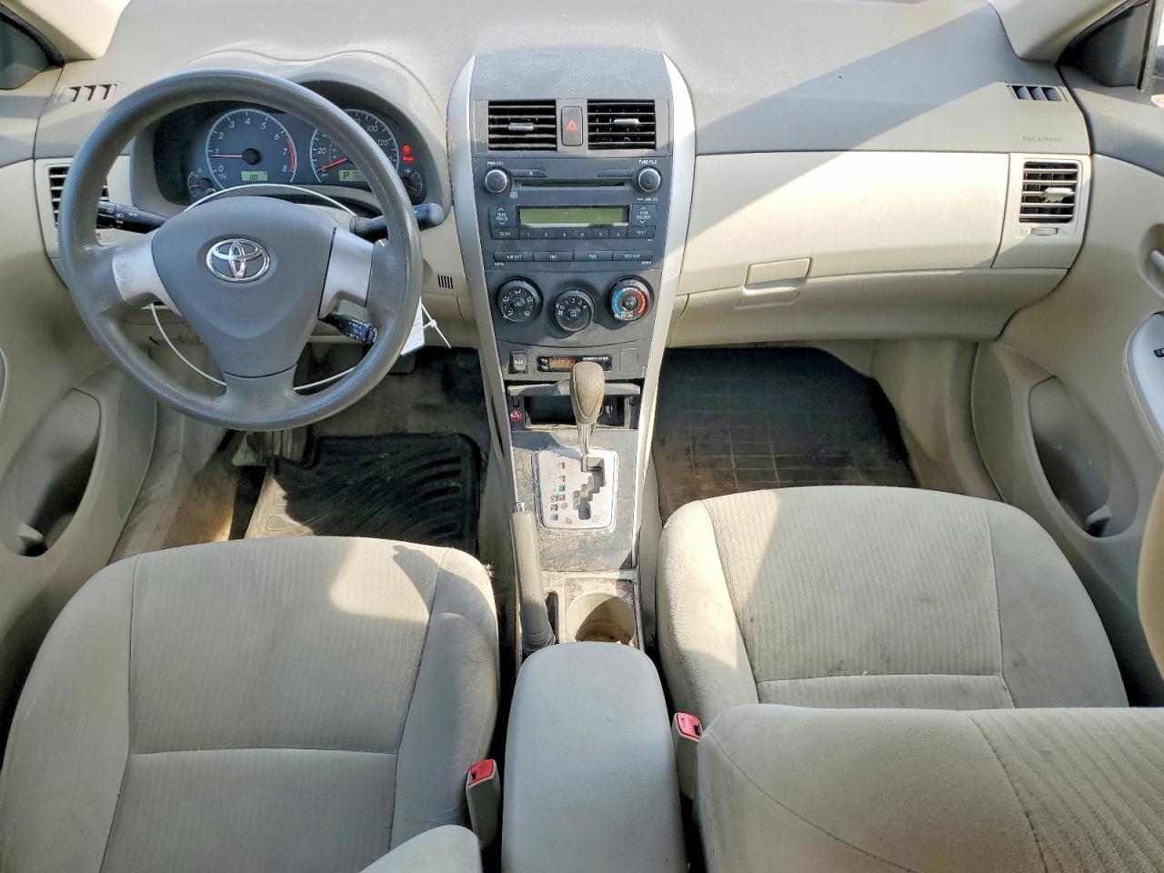 2010 Toyota Corolla Le Beige vin: 1NXBU4EE7AZ313609