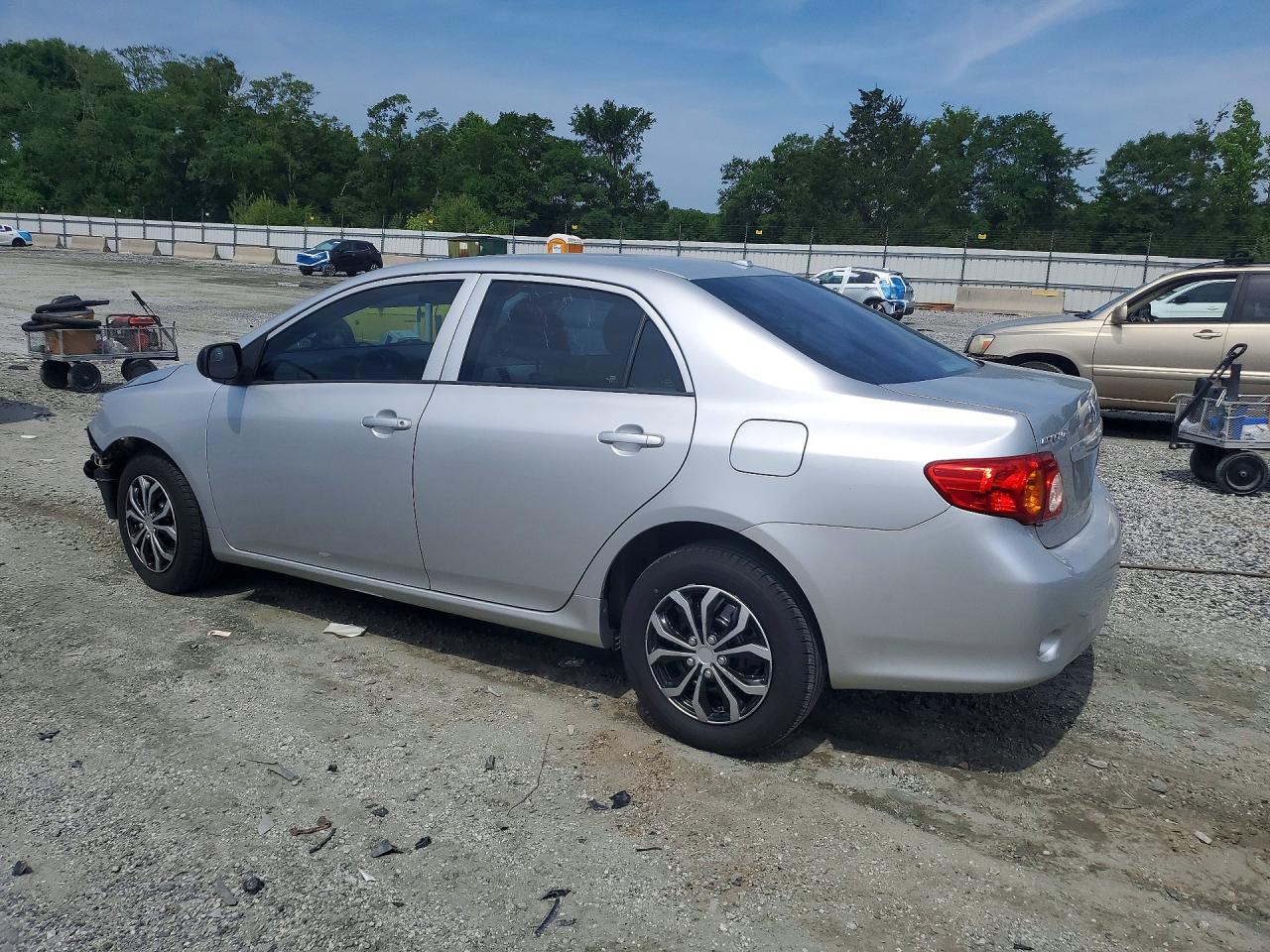 2010 Toyota Corolla Base Silver vin: 1NXBU4EE7AZ317109