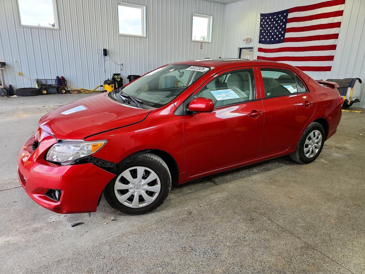 2010 Toyota Corolla Le Red vin: 1NXBU4EE7AZ321192