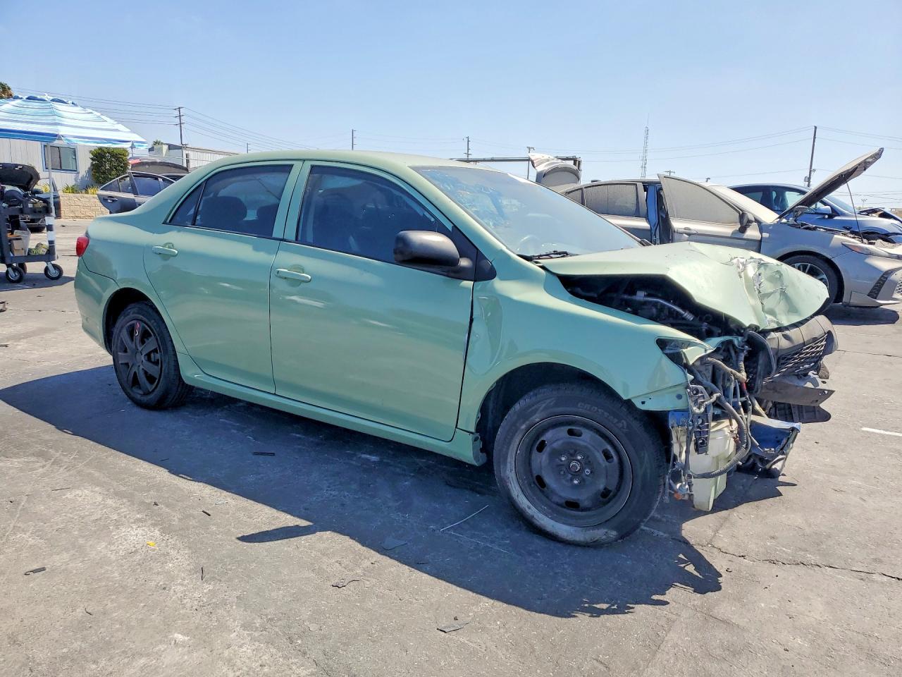 2010 Toyota Corolla Base Green vin: 1NXBU4EE7AZ330460
