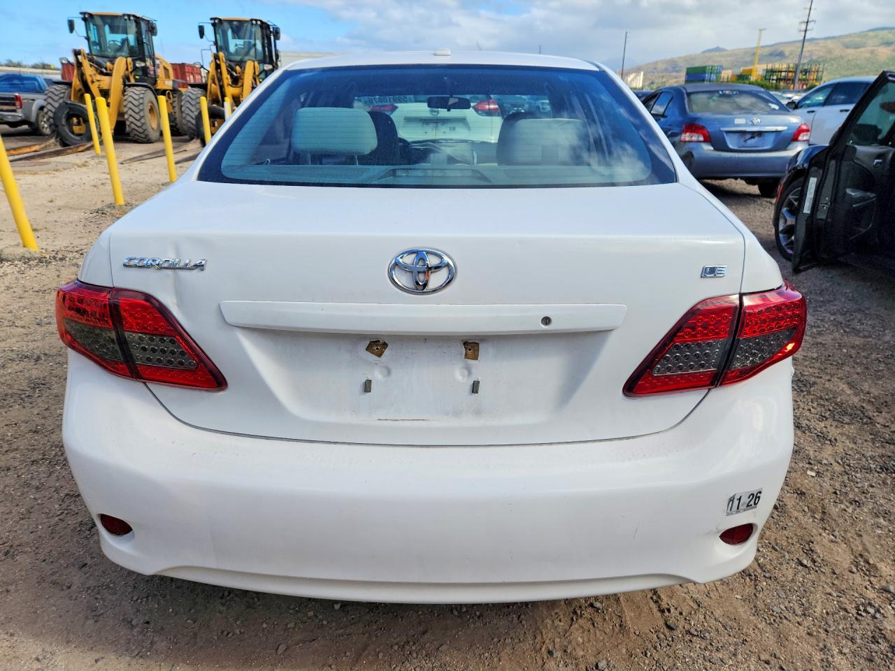2010 Toyota Corolla White vin: 1NXBU4EE7AZ331253