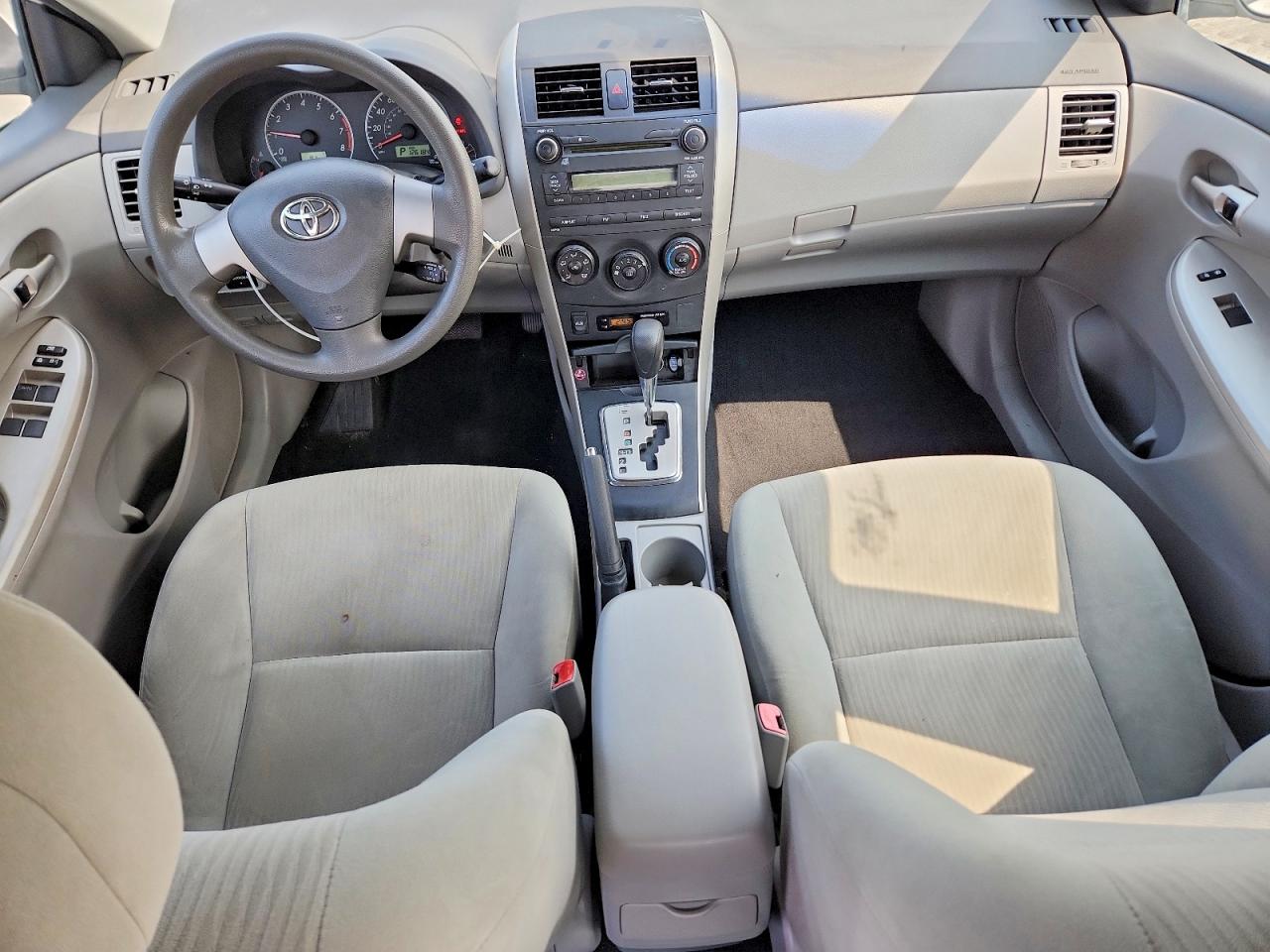2010 Toyota Corolla Le White vin: 1NXBU4EE7AZ340521