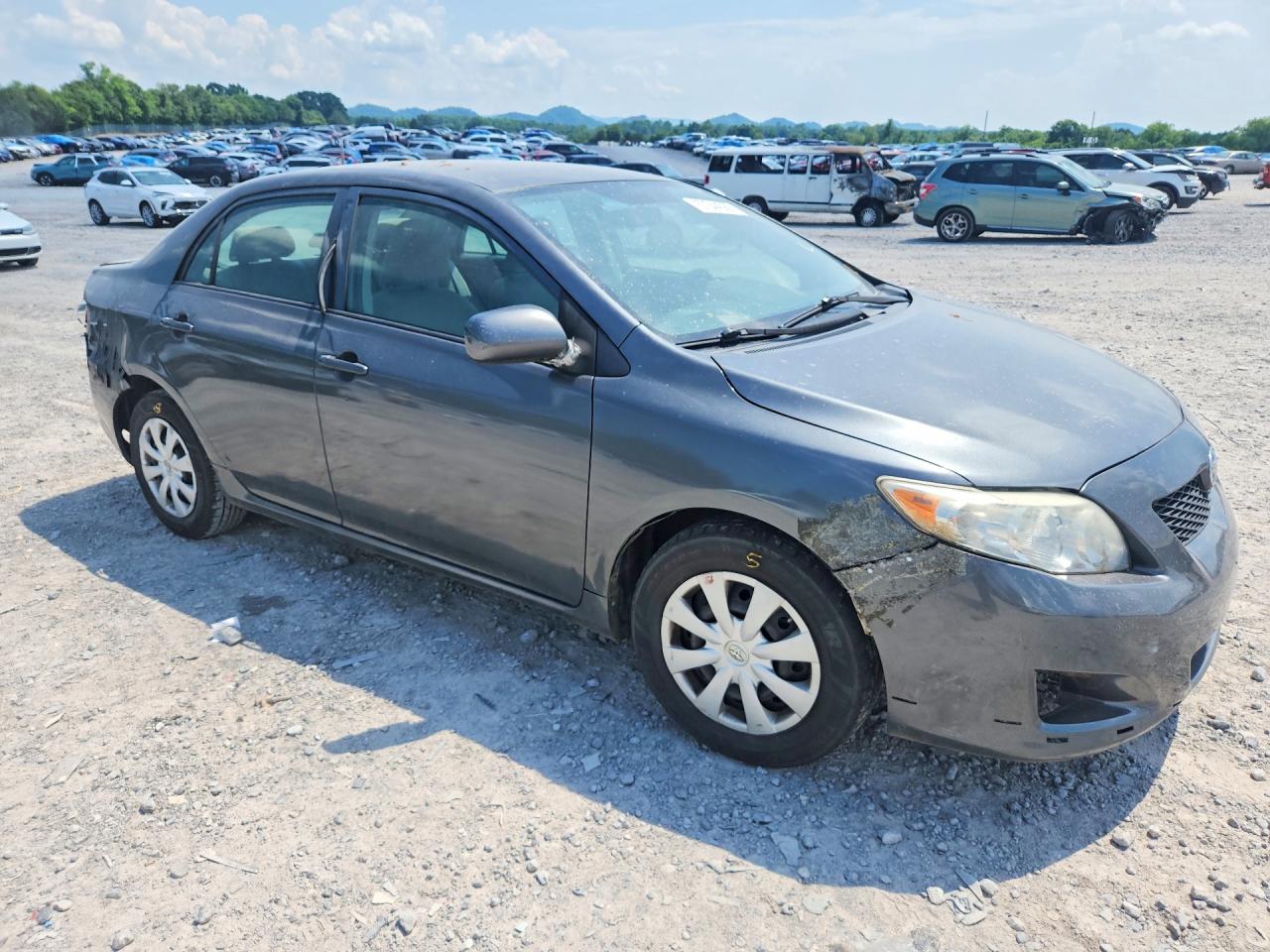 2010 Toyt Corolla Gray vin: 1NXBU4EE7AZ354483
