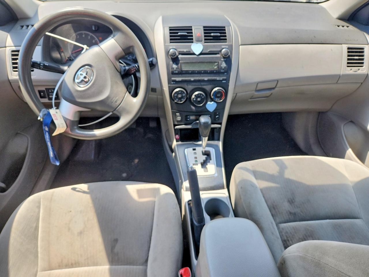 2010 Toyt Corolla Gray vin: 1NXBU4EE7AZ354483