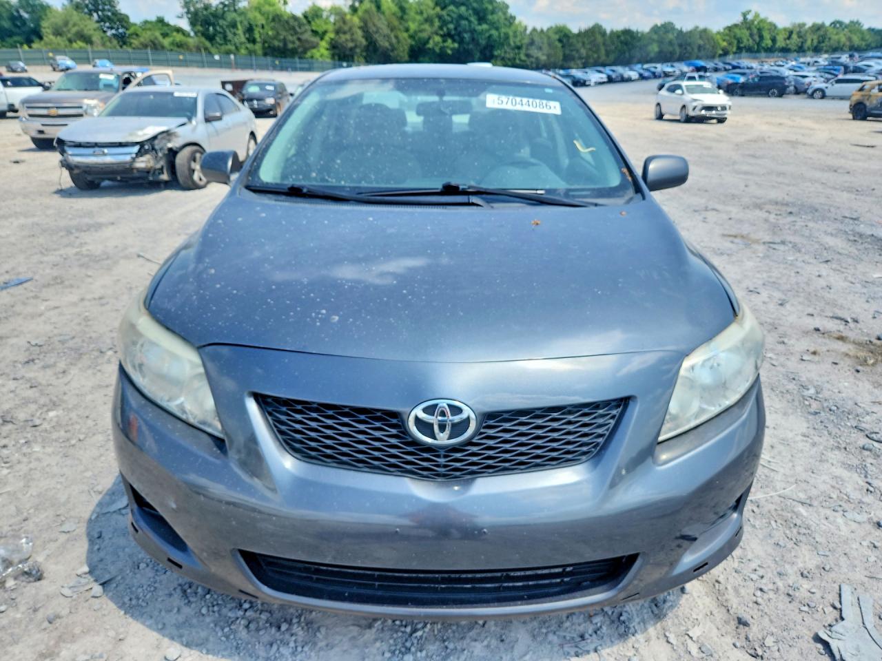2010 Toyt Corolla Gray vin: 1NXBU4EE7AZ354483