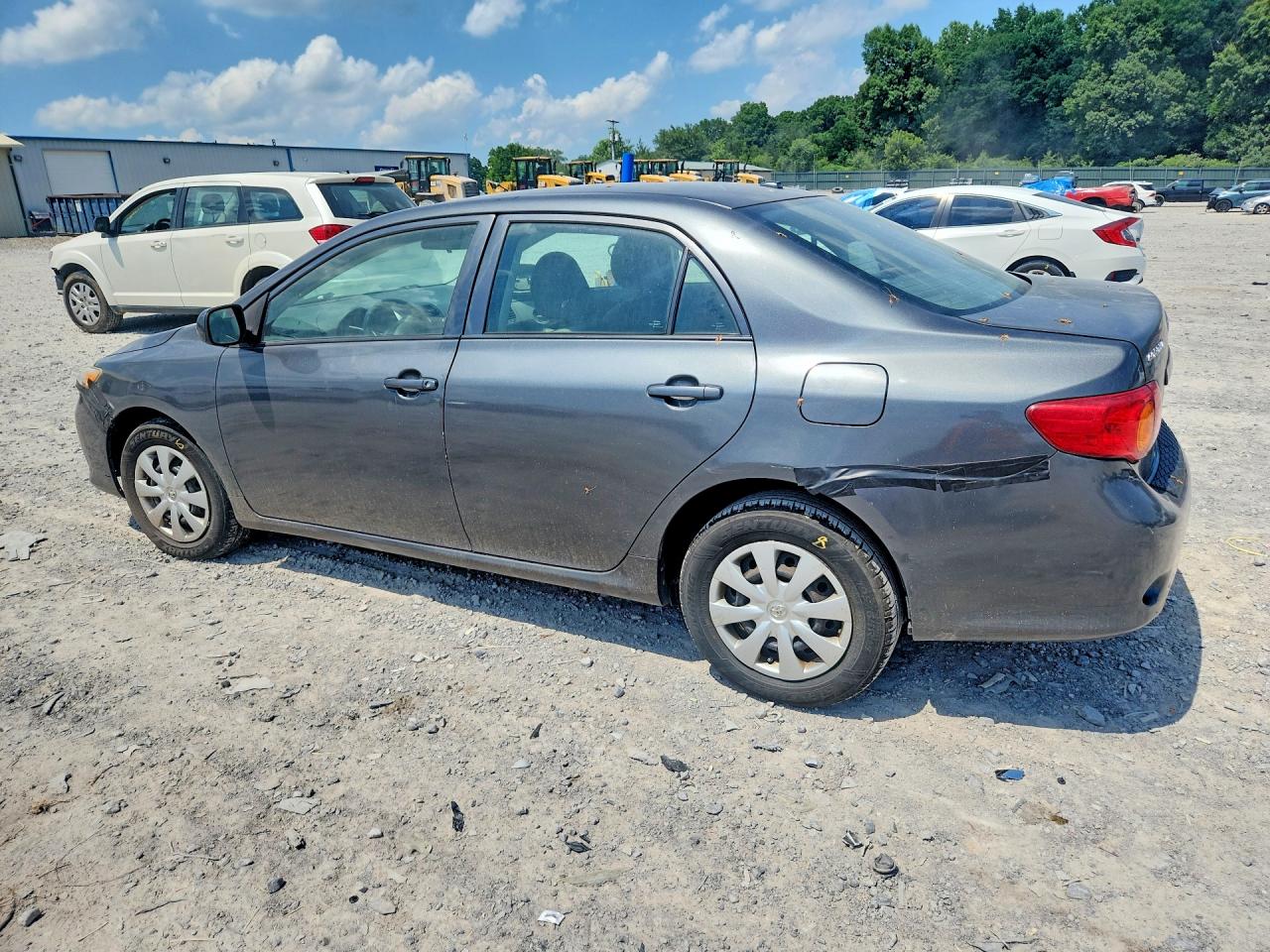 2010 Toyt Corolla Gray vin: 1NXBU4EE7AZ354483