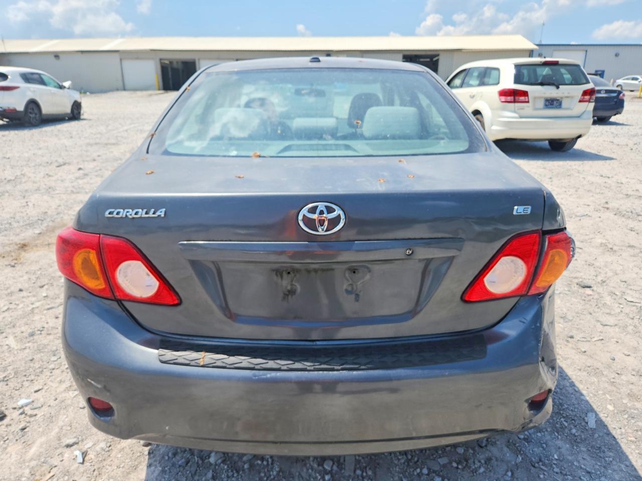 2010 Toyt Corolla Gray vin: 1NXBU4EE7AZ354483