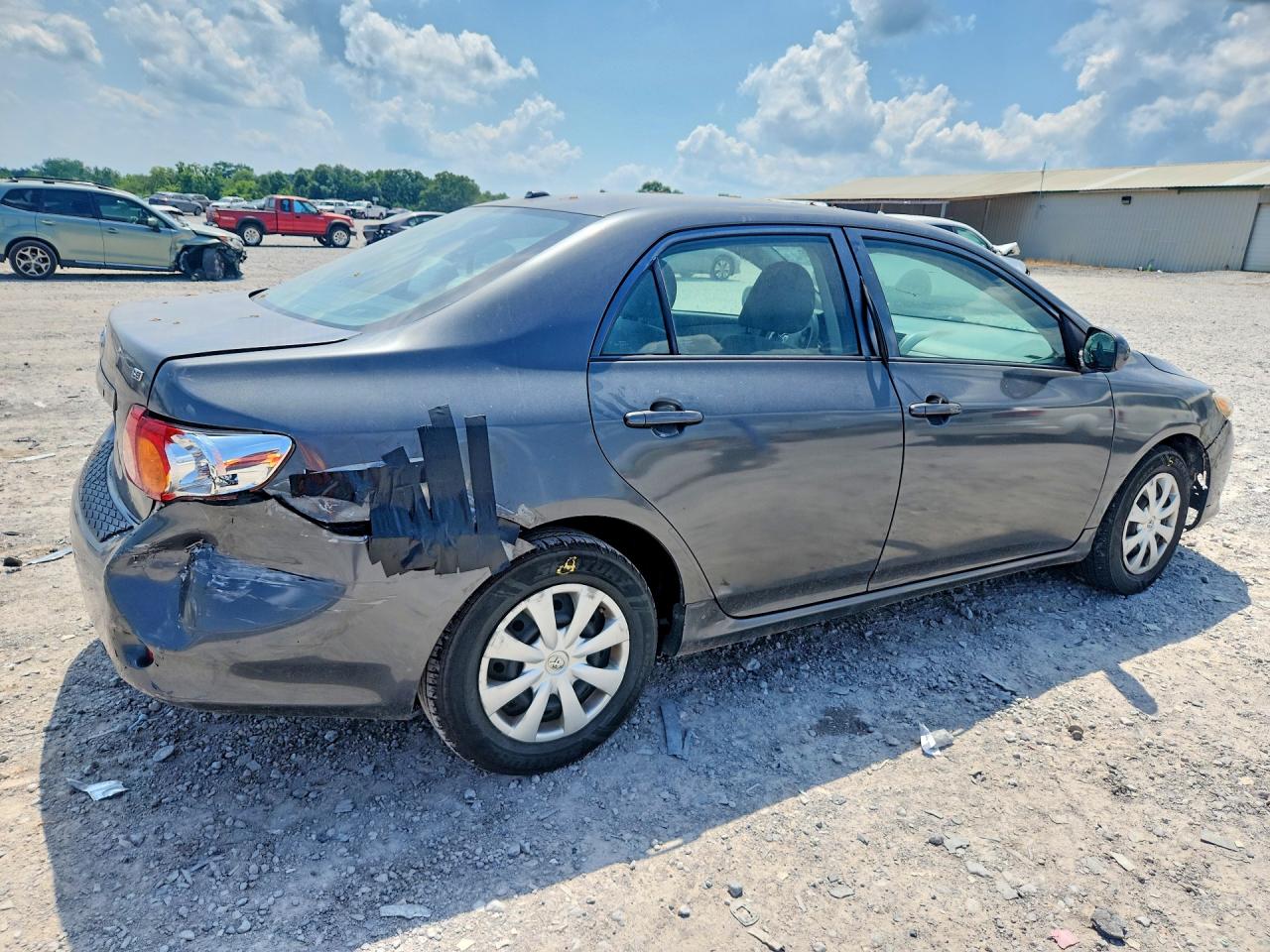 2010 Toyt Corolla Gray vin: 1NXBU4EE7AZ354483