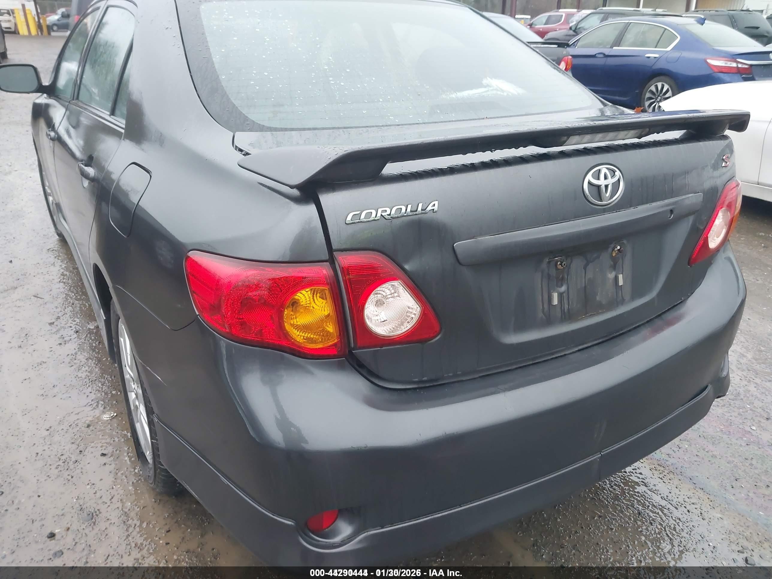 2010 Toyota Corolla S Gray vin: 1NXBU4EE7AZ356895