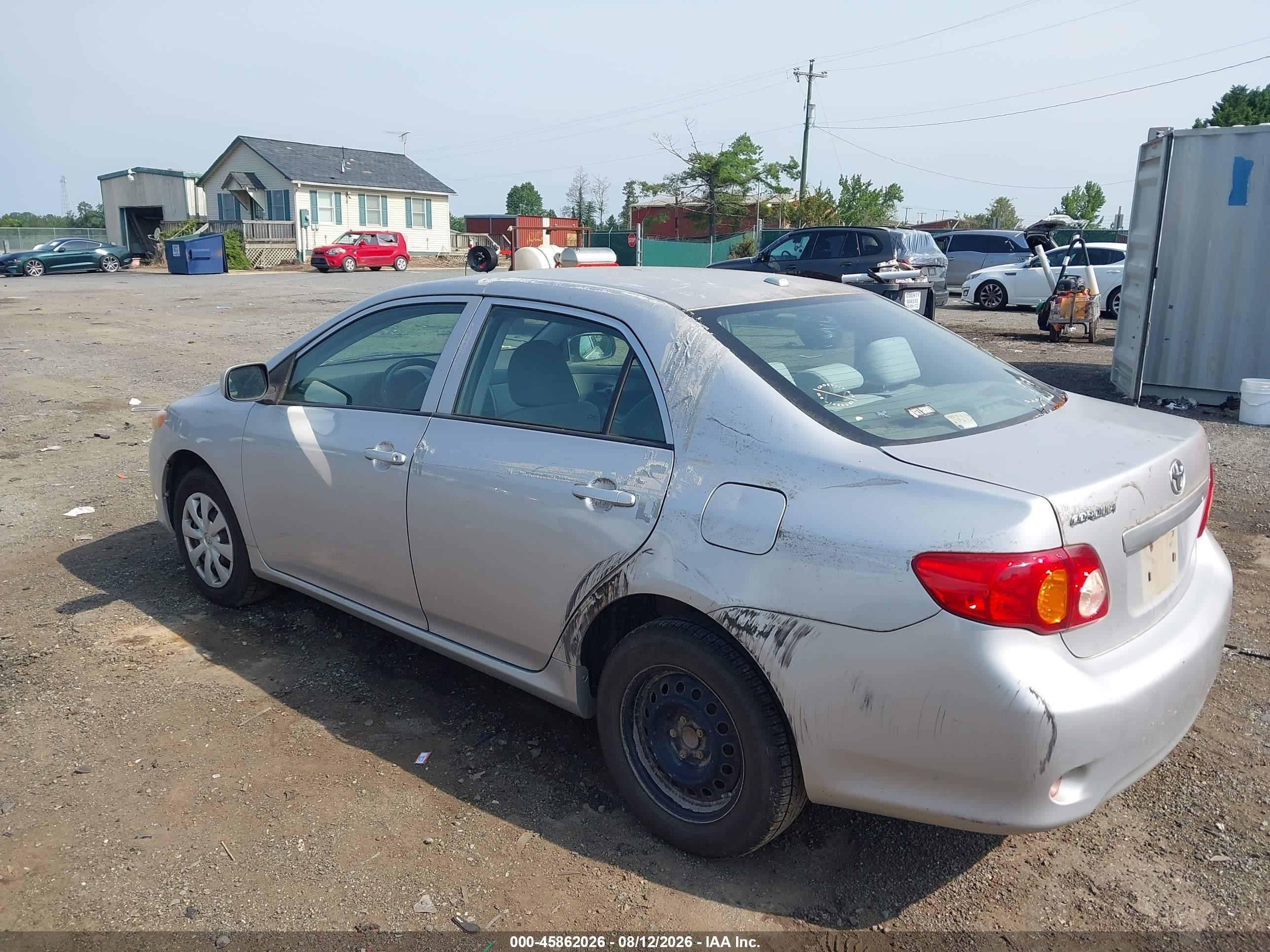 2010 Toyota Corolla Le Silver vin: 1NXBU4EE7AZ357335
