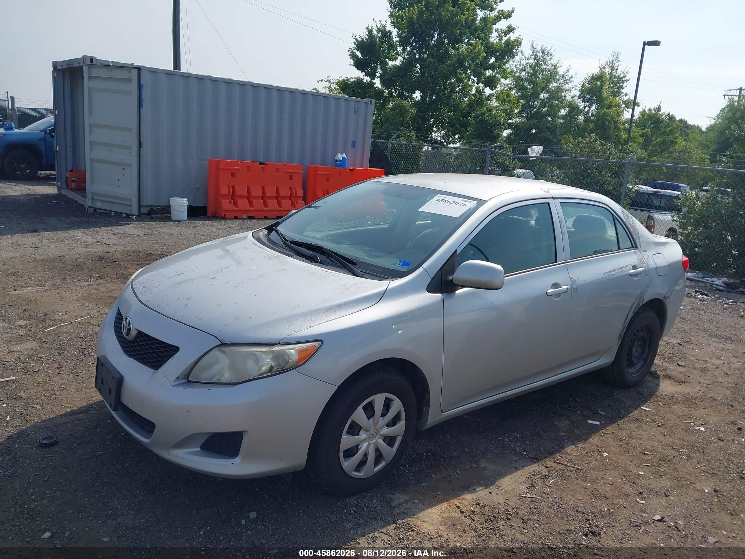 2010 Toyota Corolla Le Silver vin: 1NXBU4EE7AZ357335