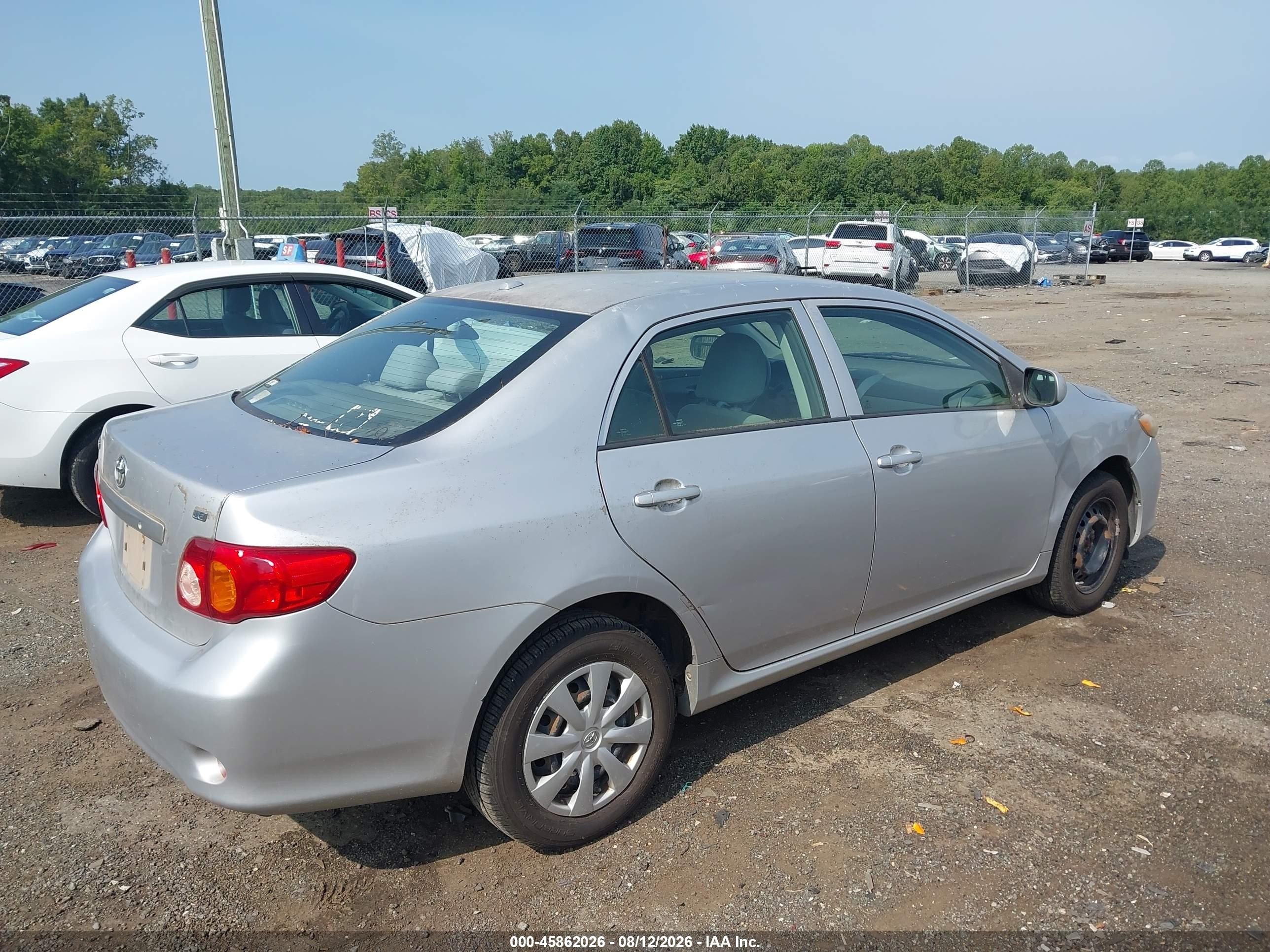 2010 Toyota Corolla Le Silver vin: 1NXBU4EE7AZ357335