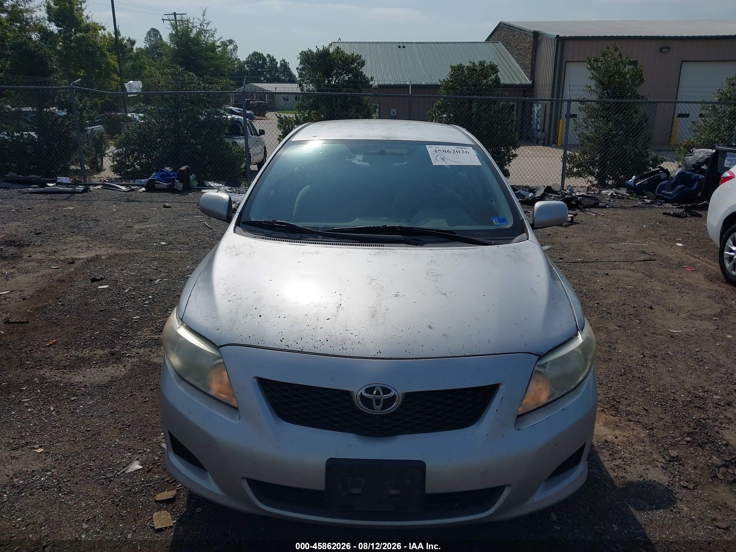 2010 Toyota Corolla Le Silver vin: 1NXBU4EE7AZ357335
