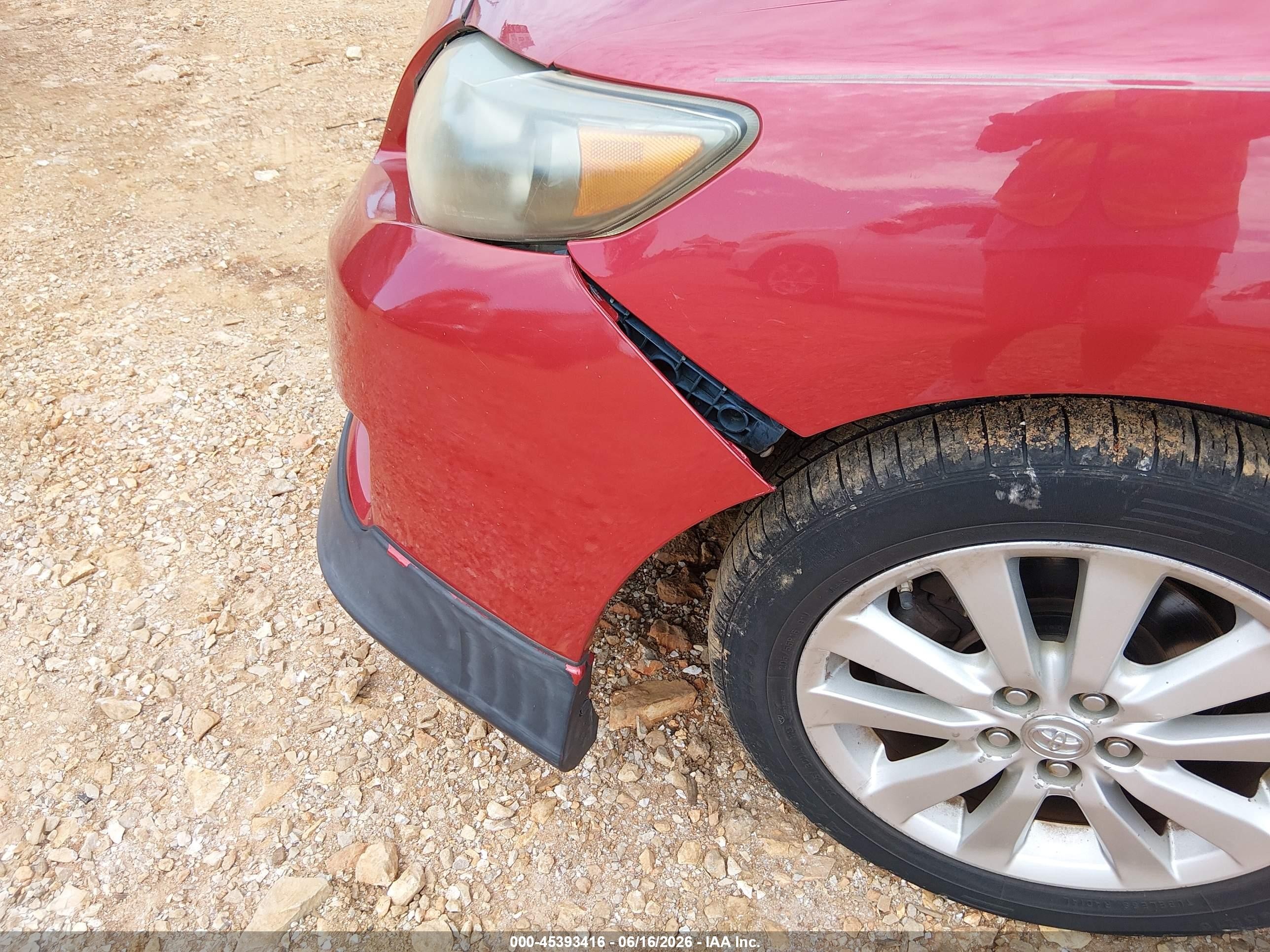 2010 Toyota Corolla S Red vin: 1NXBU4EE7AZ359666