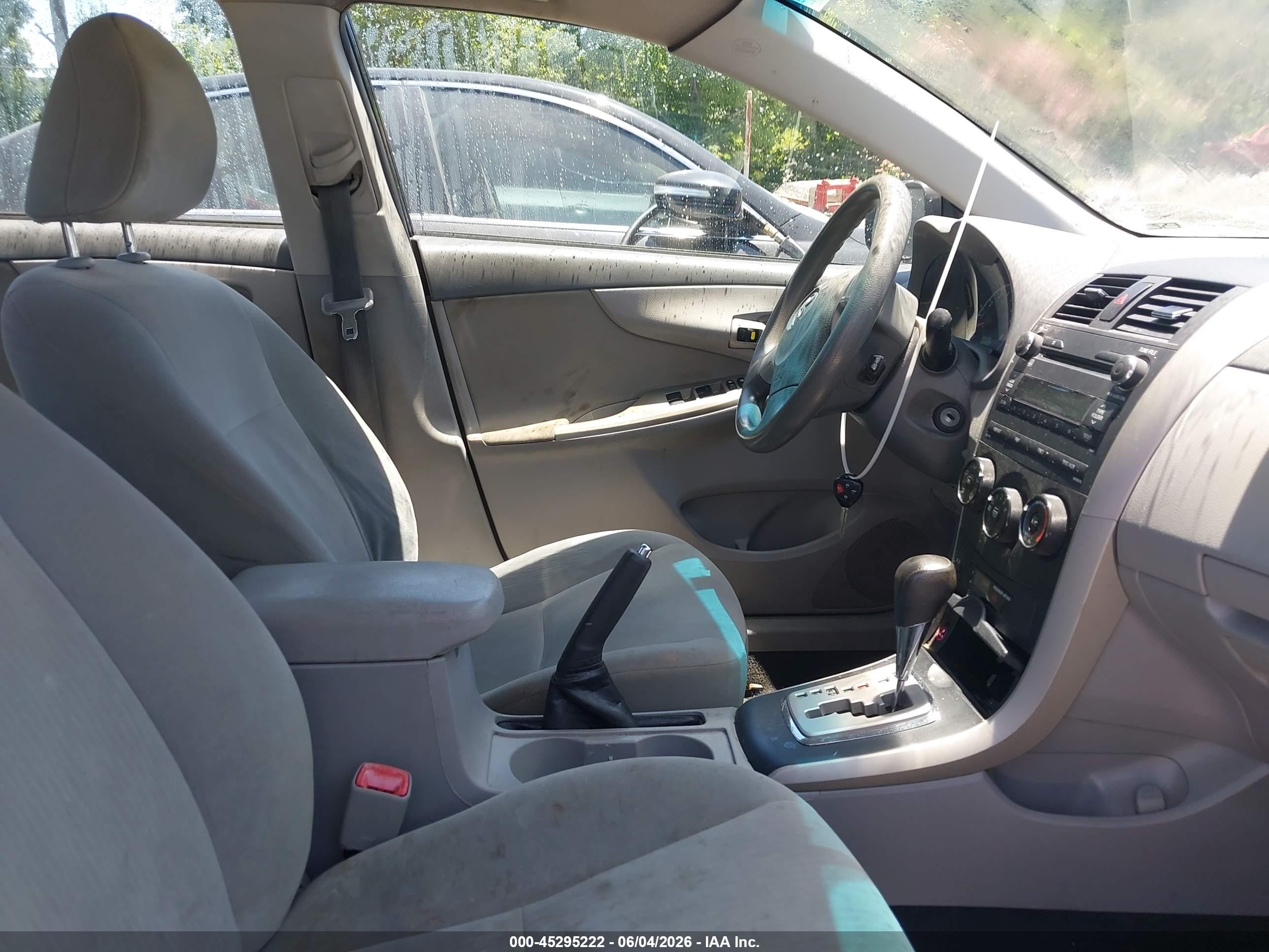2010 Toyota Corolla Le Black vin: 1NXBU4EE7AZ367346
