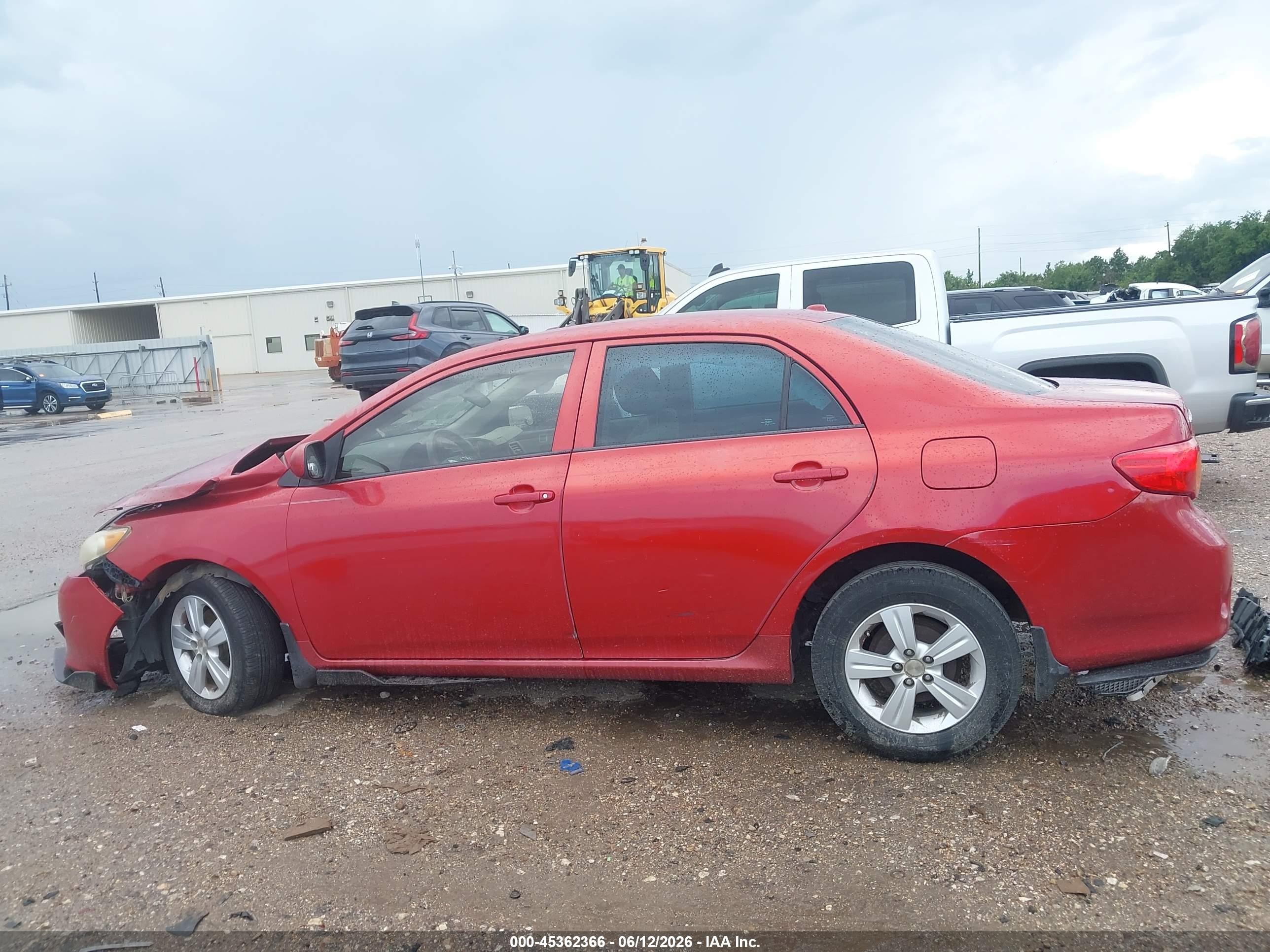 2010 Toyota Corolla Le Красный vin: 1NXBU4EE7AZ369758