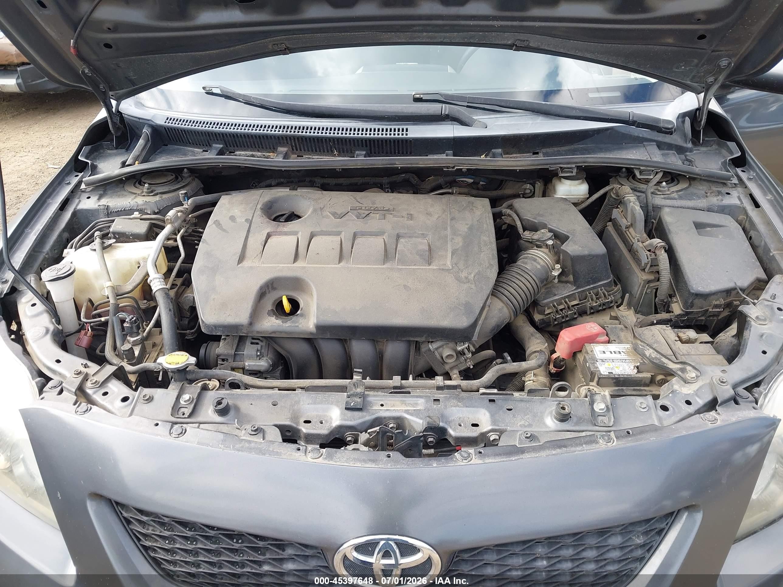 2010 Toyota Corolla S Серый vin: 1NXBU4EE7AZ372580