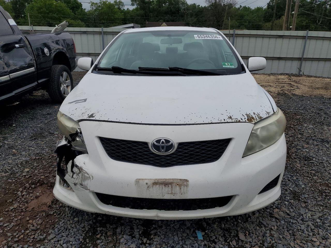 2010 Toyota Corolla Le White vin: 1NXBU4EE7AZ373129