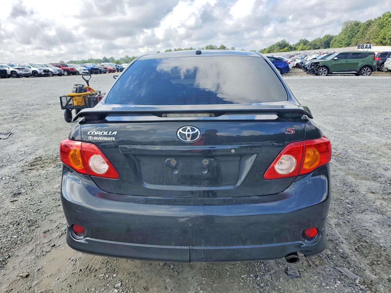 2010 Toyota Corolla S Black vin: 1NXBU4EE7AZ378363