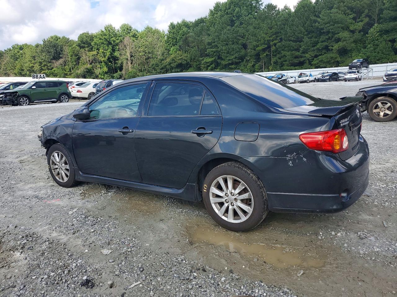 2010 Toyota Corolla S Black vin: 1NXBU4EE7AZ378363