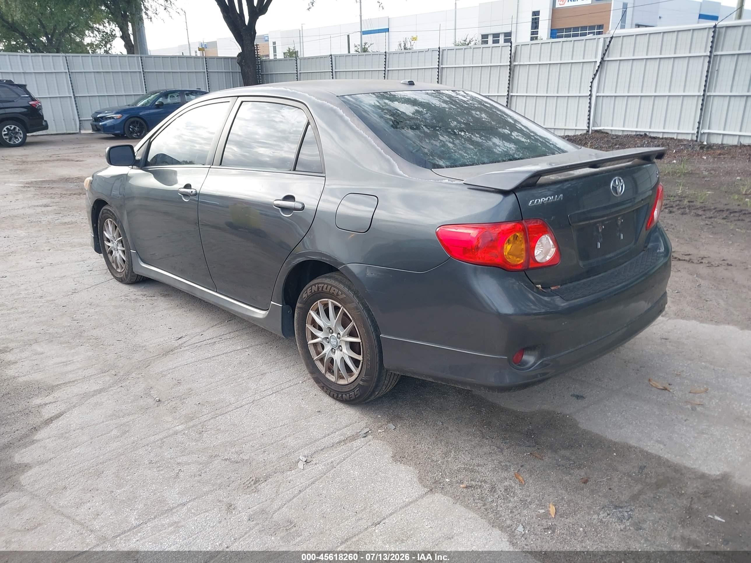 2010 Toyota Corolla S Gray vin: 1NXBU4EE7AZ384678