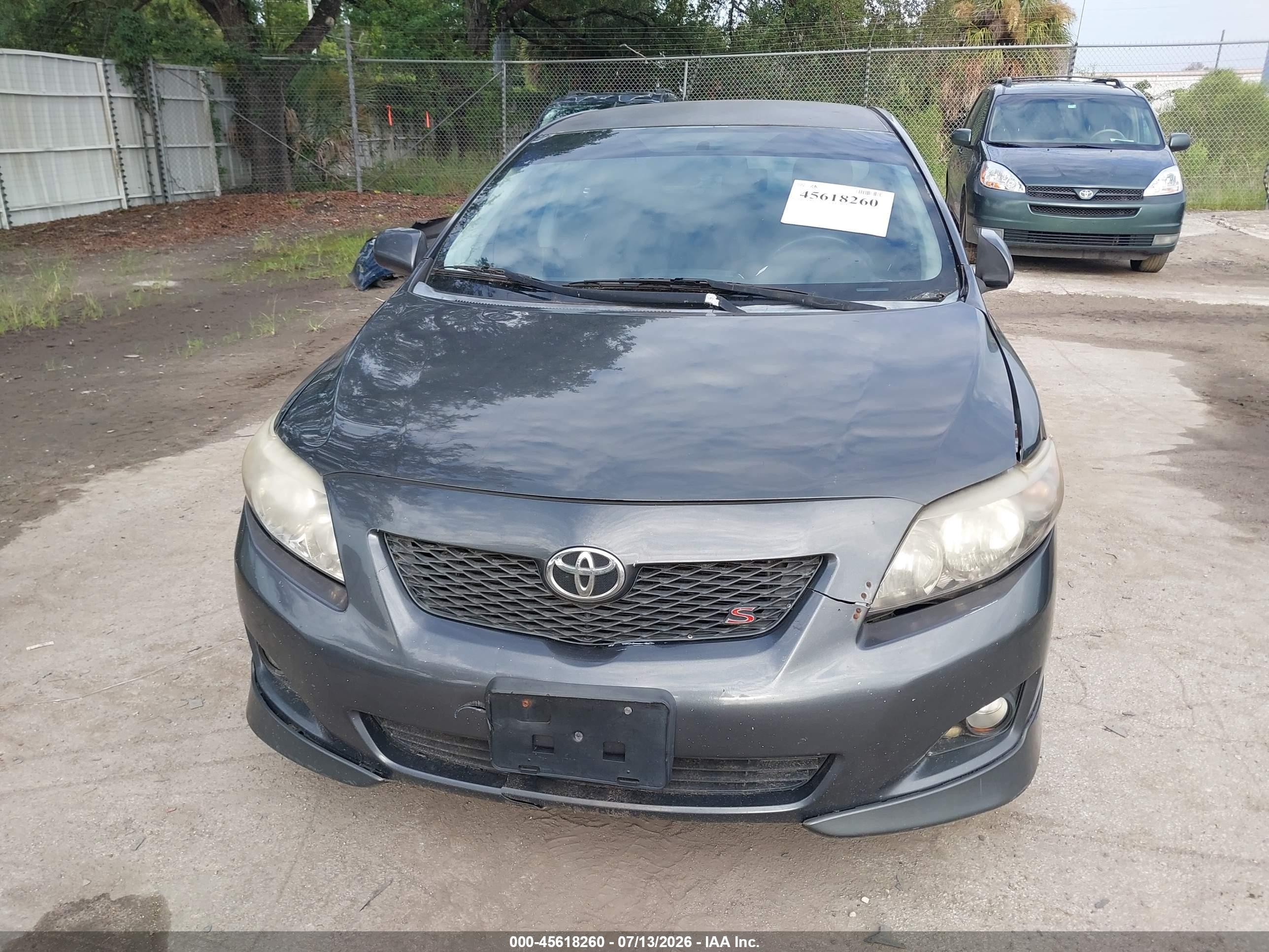 2010 Toyota Corolla S Gray vin: 1NXBU4EE7AZ384678