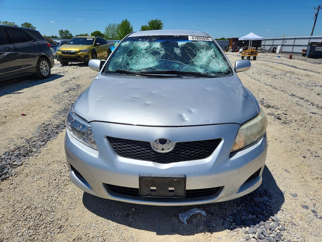2010 Toyota Corolla Le Silver vin: 1NXBU4EE8AZ170914