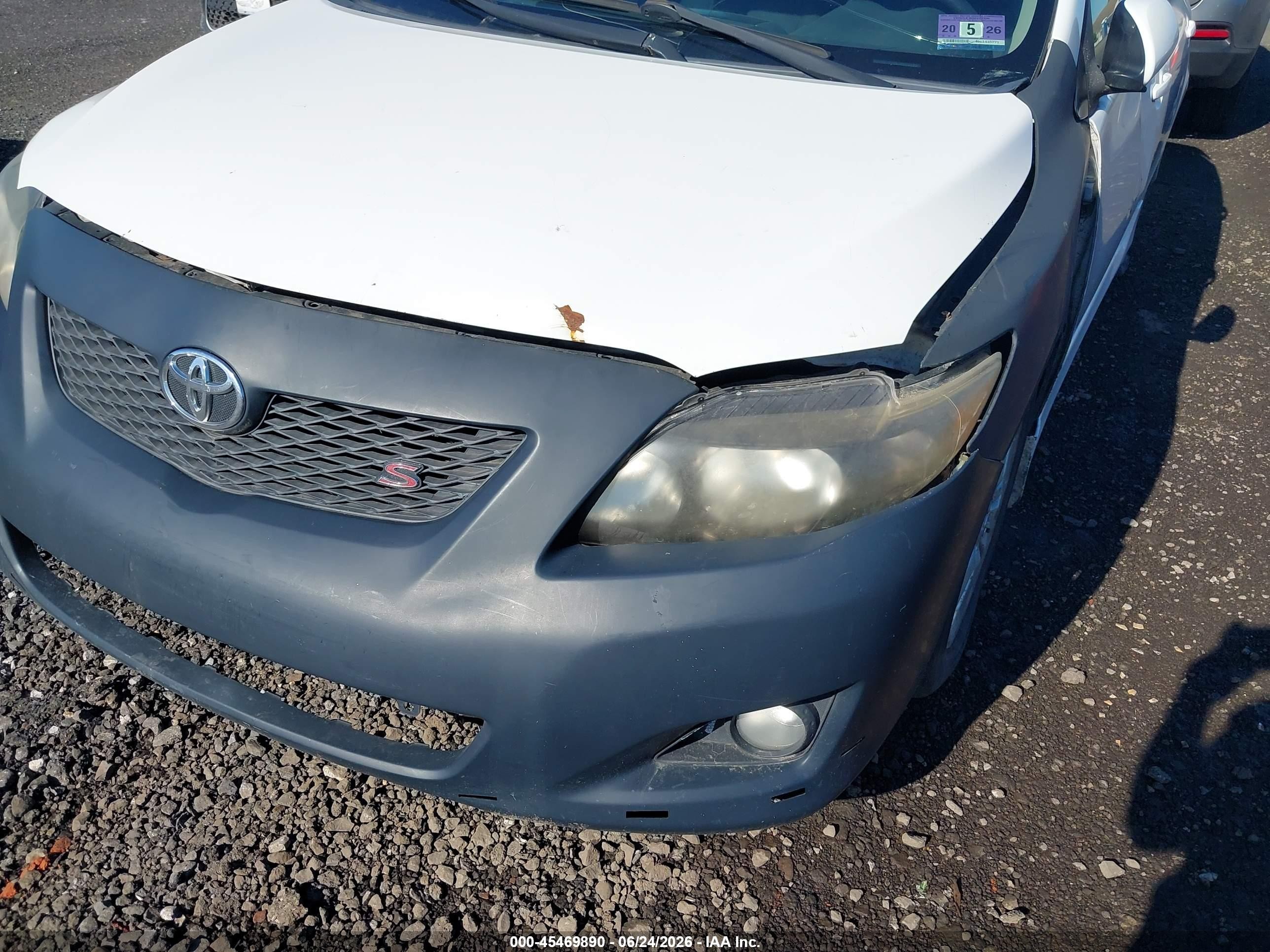 2010 Toyota Corolla S White vin: 1NXBU4EE8AZ176180
