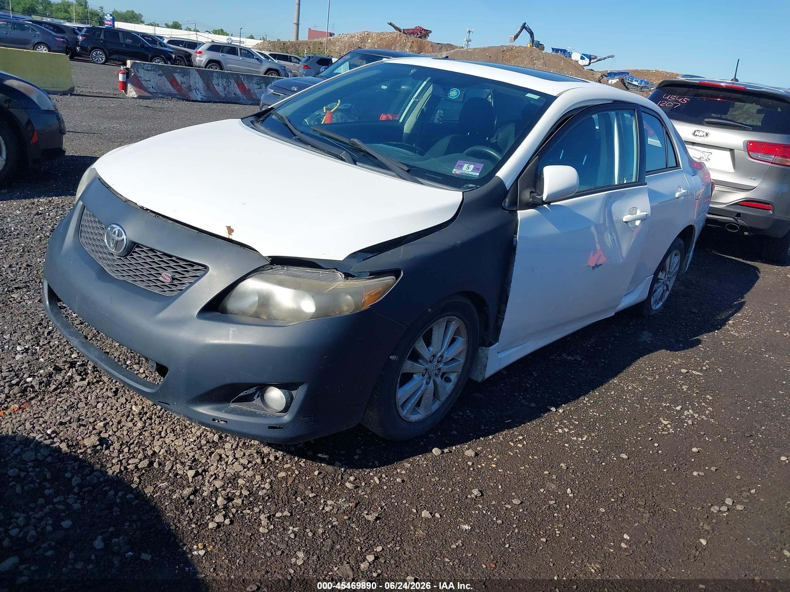 2010 Toyota Corolla S White vin: 1NXBU4EE8AZ176180