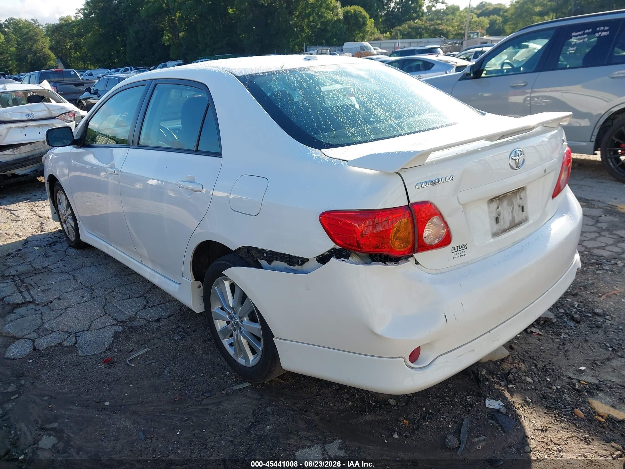 2010 Toyota Corolla S White vin: 1NXBU4EE8AZ177667