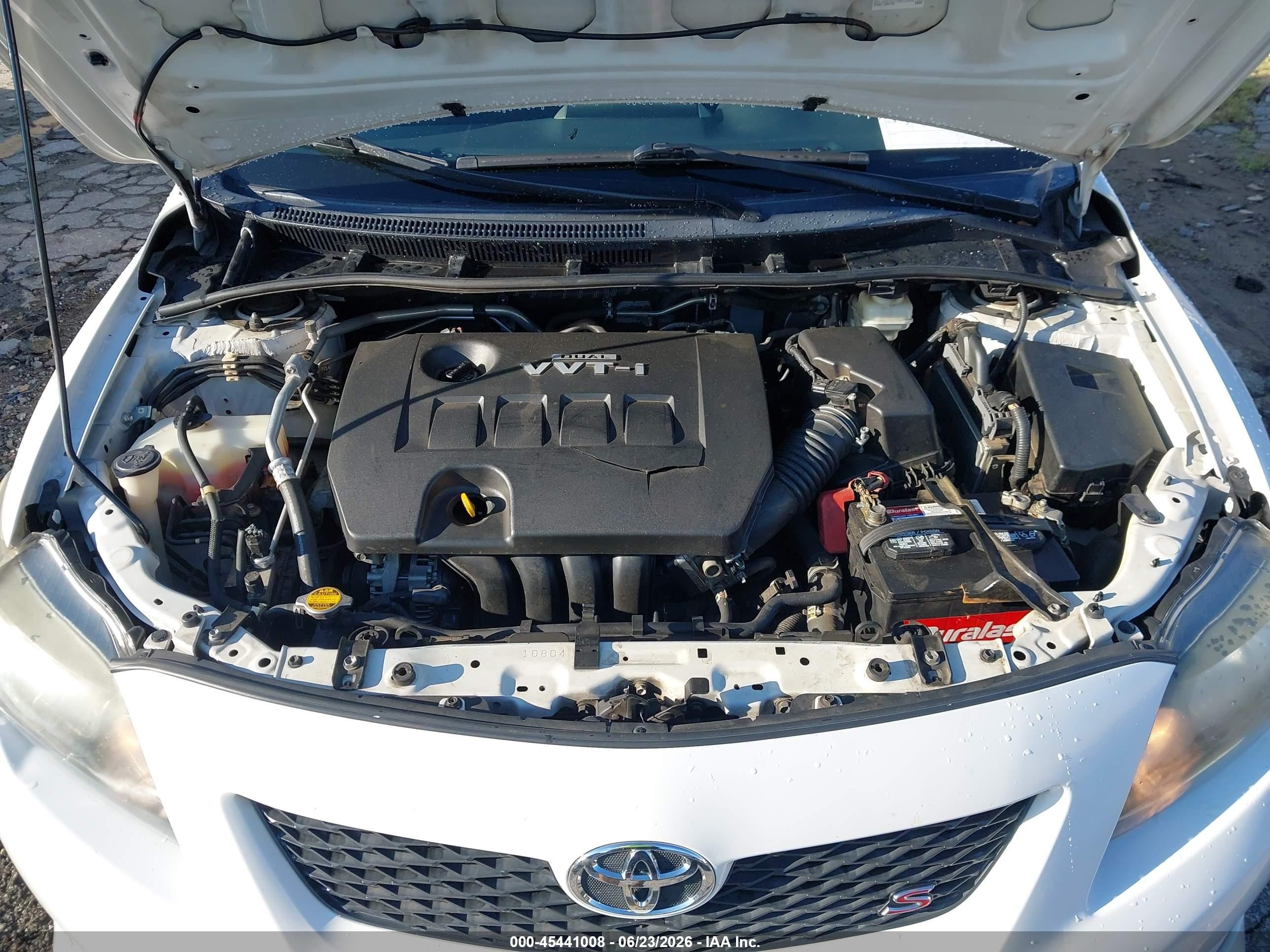 2010 Toyota Corolla S White vin: 1NXBU4EE8AZ177667