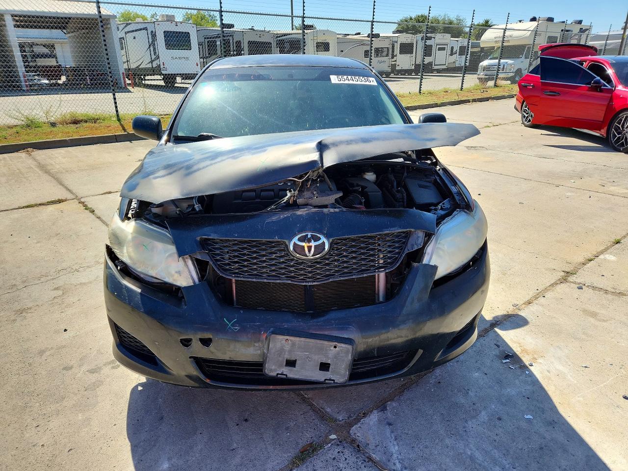 2010 Toyota Corolla Le Black vin: 1NXBU4EE8AZ182433