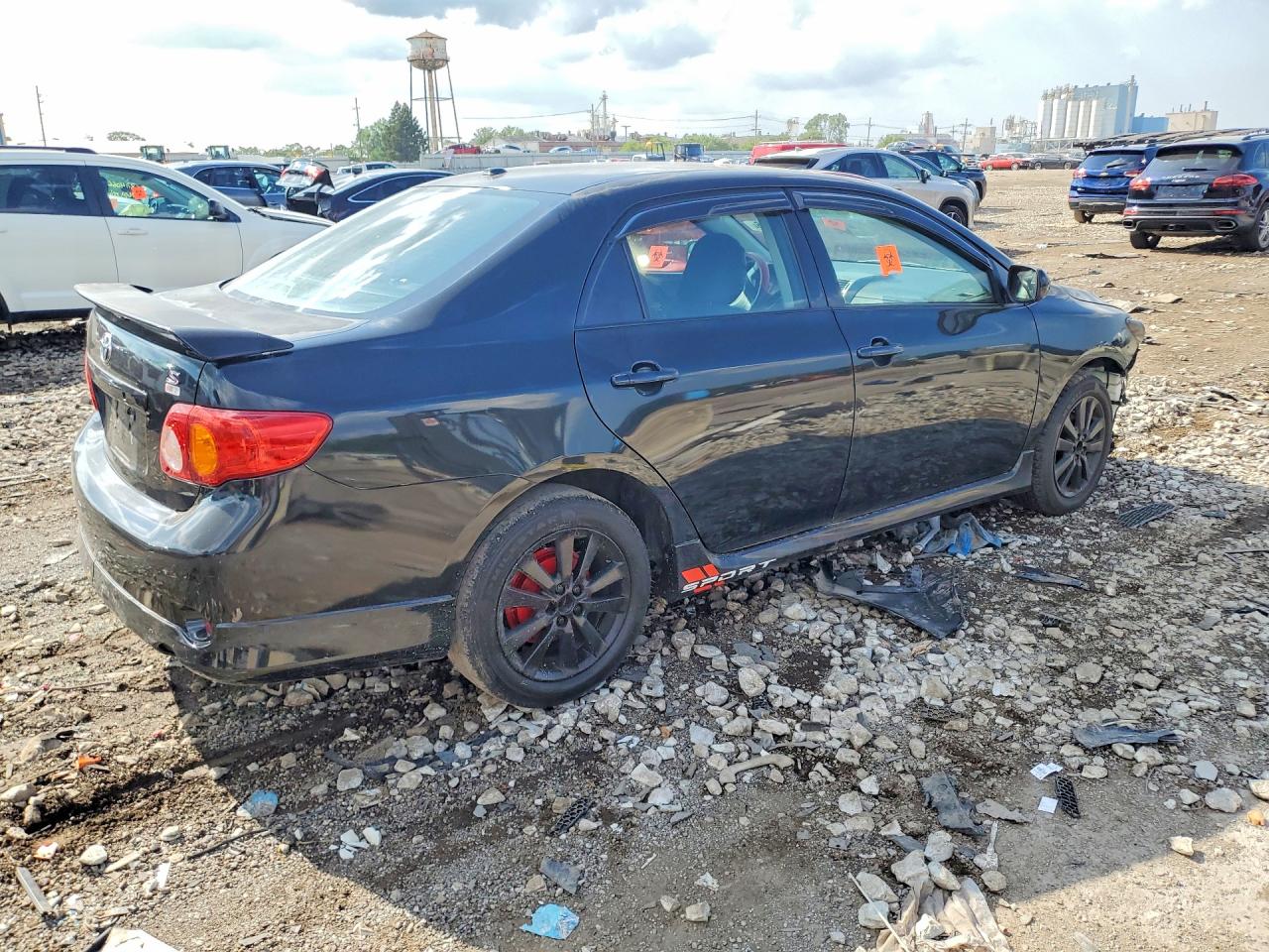 2010 Toyota Corolla S Black vin: 1NXBU4EE8AZ198678
