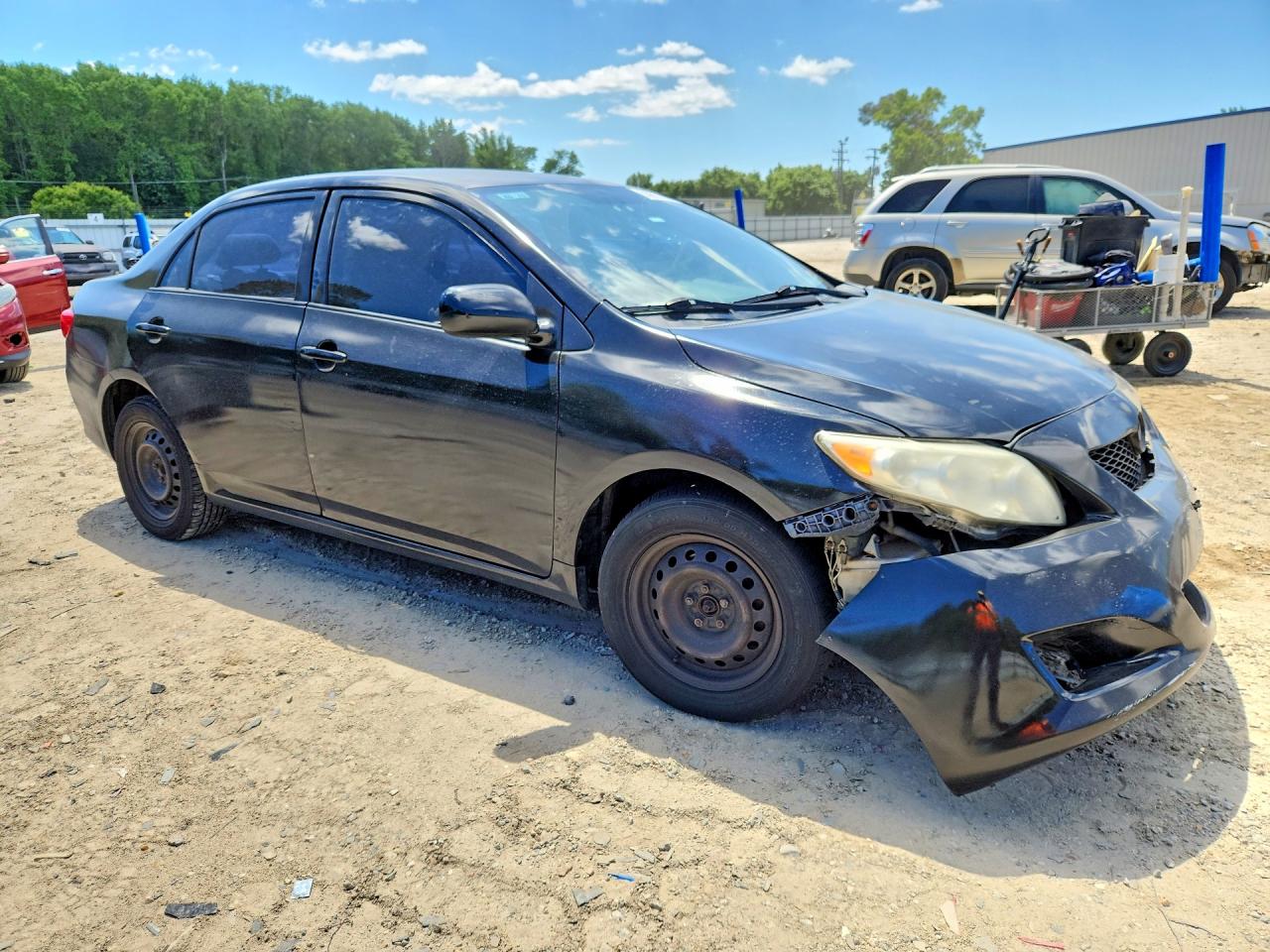 2010 Toyota Corolla Le Black vin: 1NXBU4EE8AZ208755