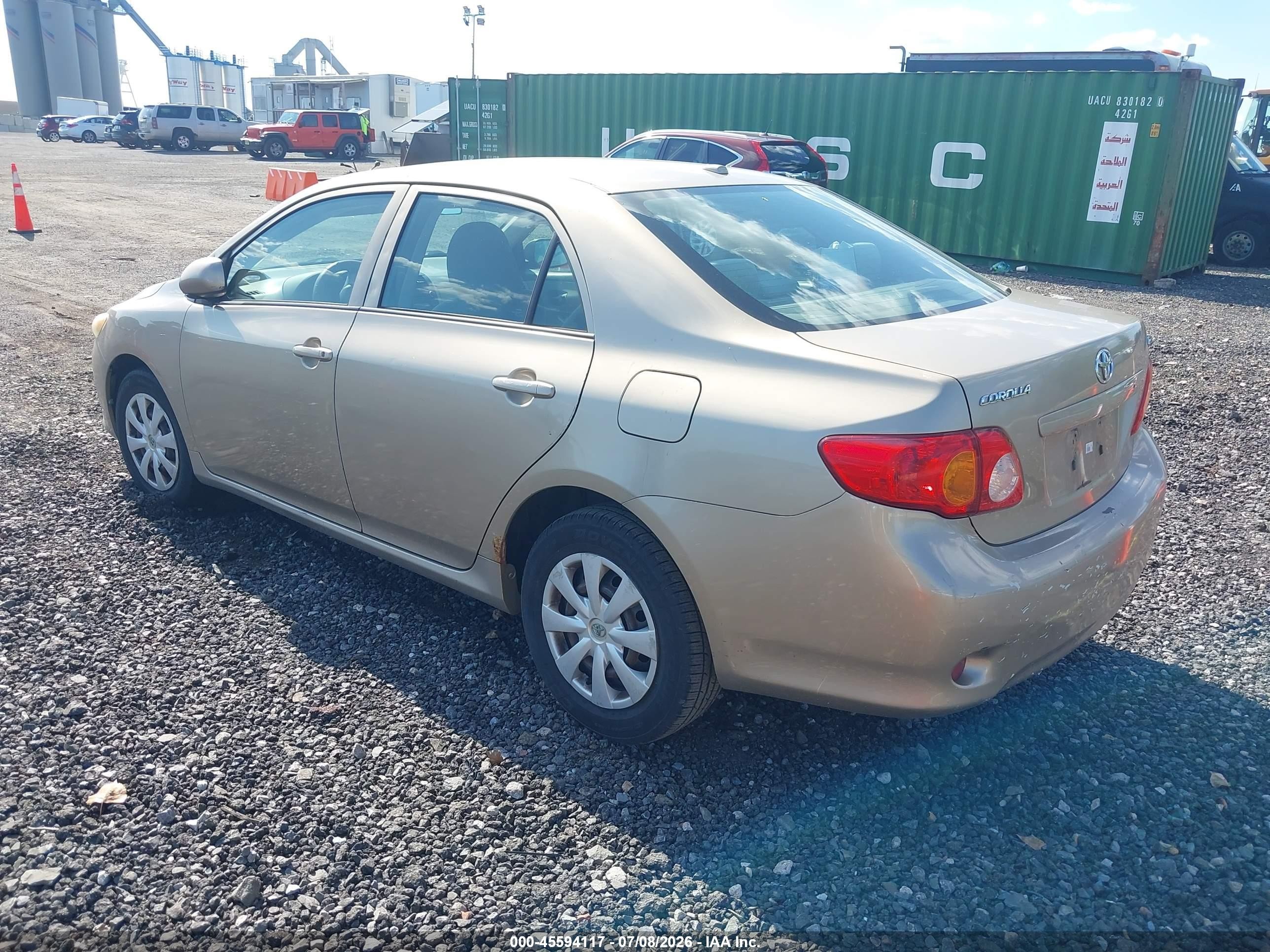 2010 Toyota Corolla Le Gold vin: 1NXBU4EE8AZ228925
