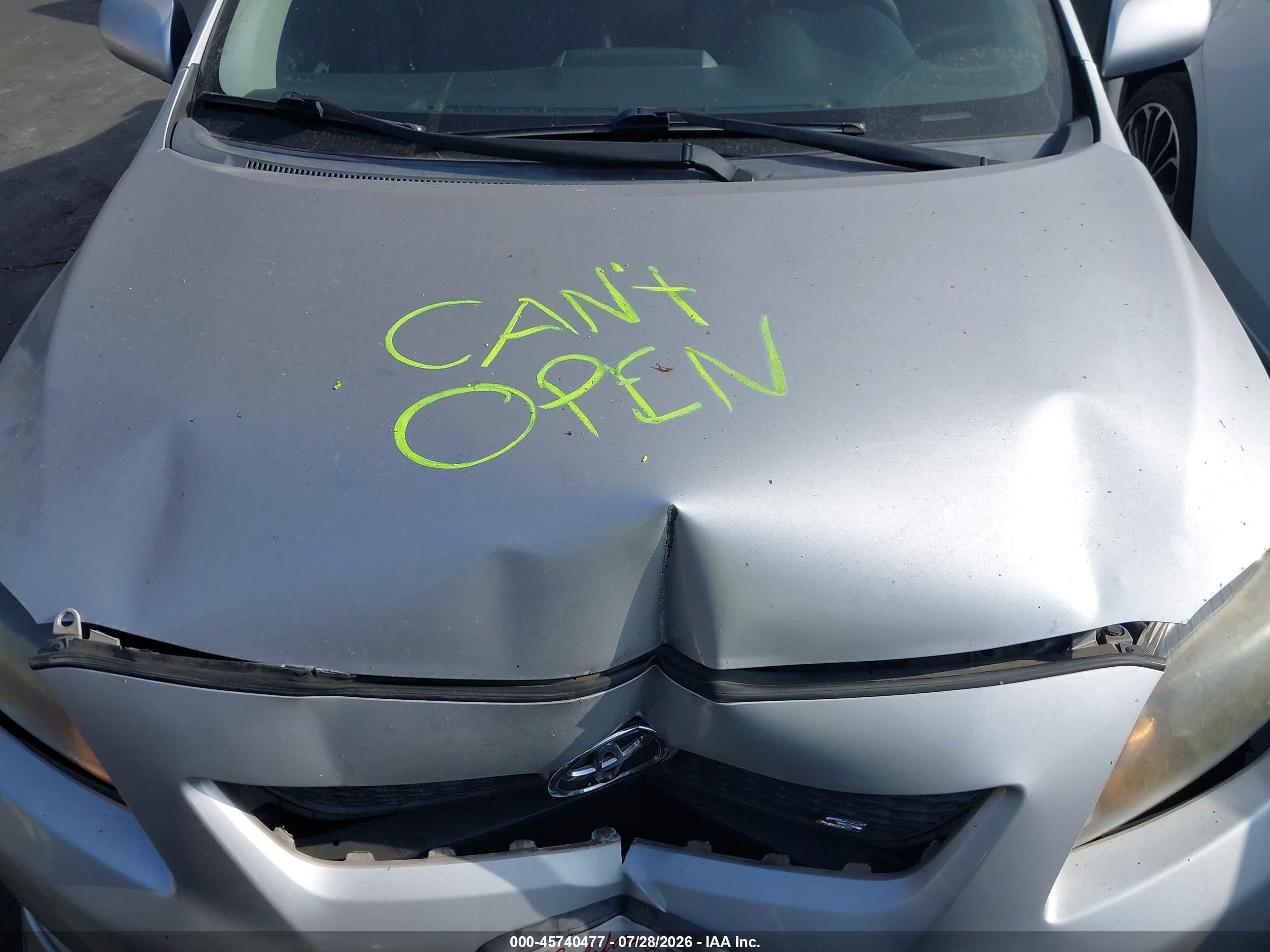 2010 Toyota Corolla S Silver vin: 1NXBU4EE8AZ234031