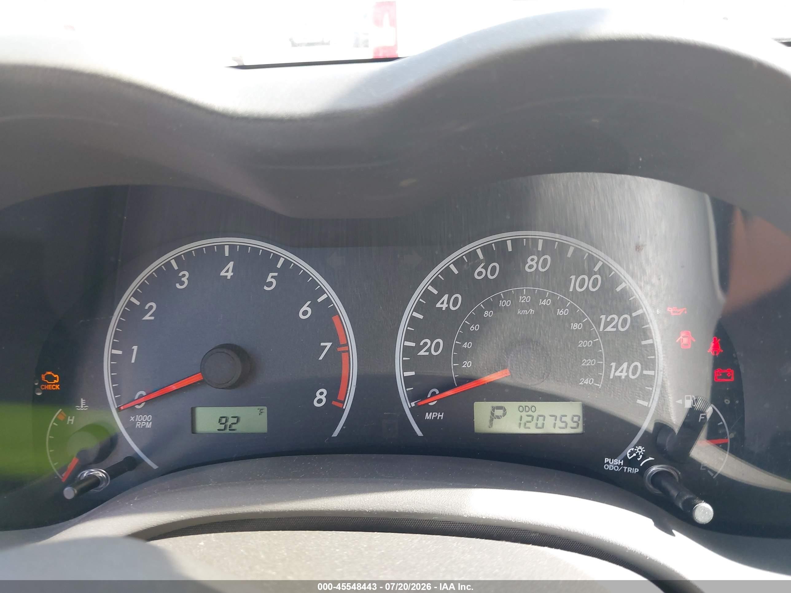 2010 Toyota Corolla Le Серебряный vin: 1NXBU4EE8AZ237141