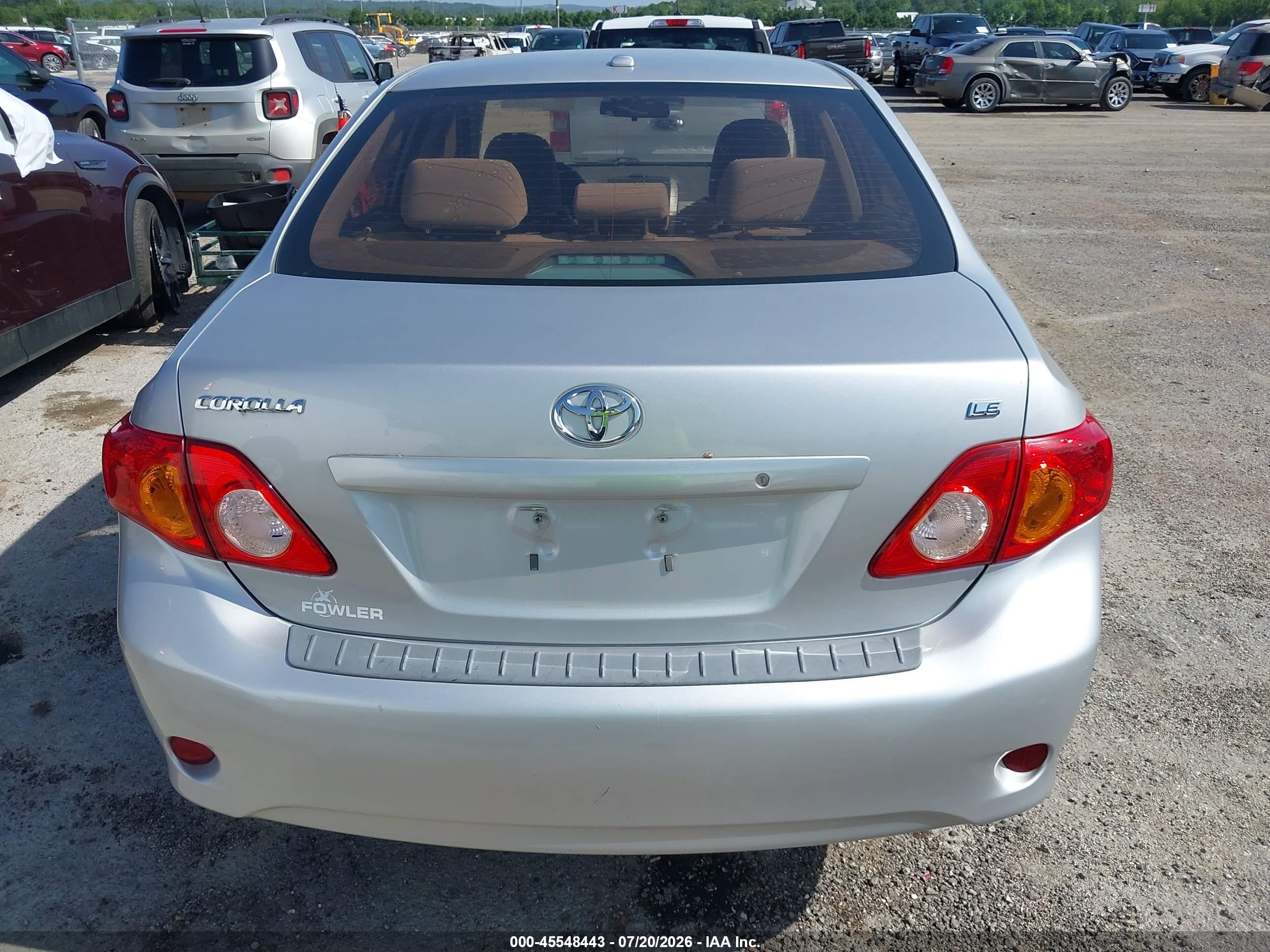 2010 Toyota Corolla Le Серебряный vin: 1NXBU4EE8AZ237141