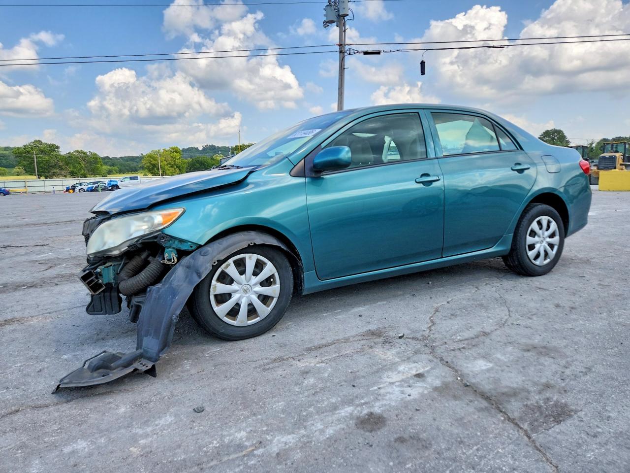 2010 Toyota Corolla Le Turquoise vin: 1NXBU4EE8AZ242789