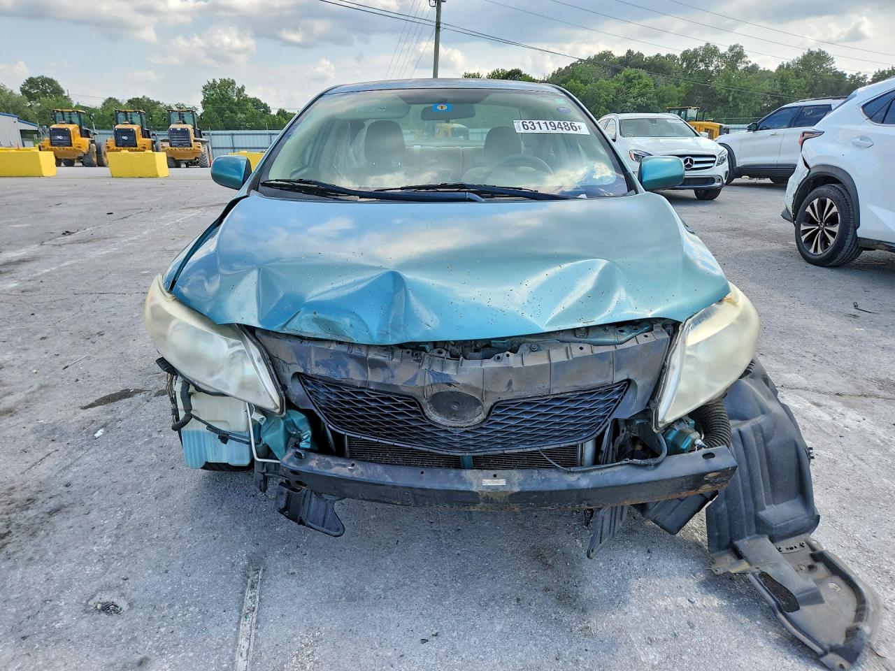2010 Toyota Corolla Le Turquoise vin: 1NXBU4EE8AZ242789