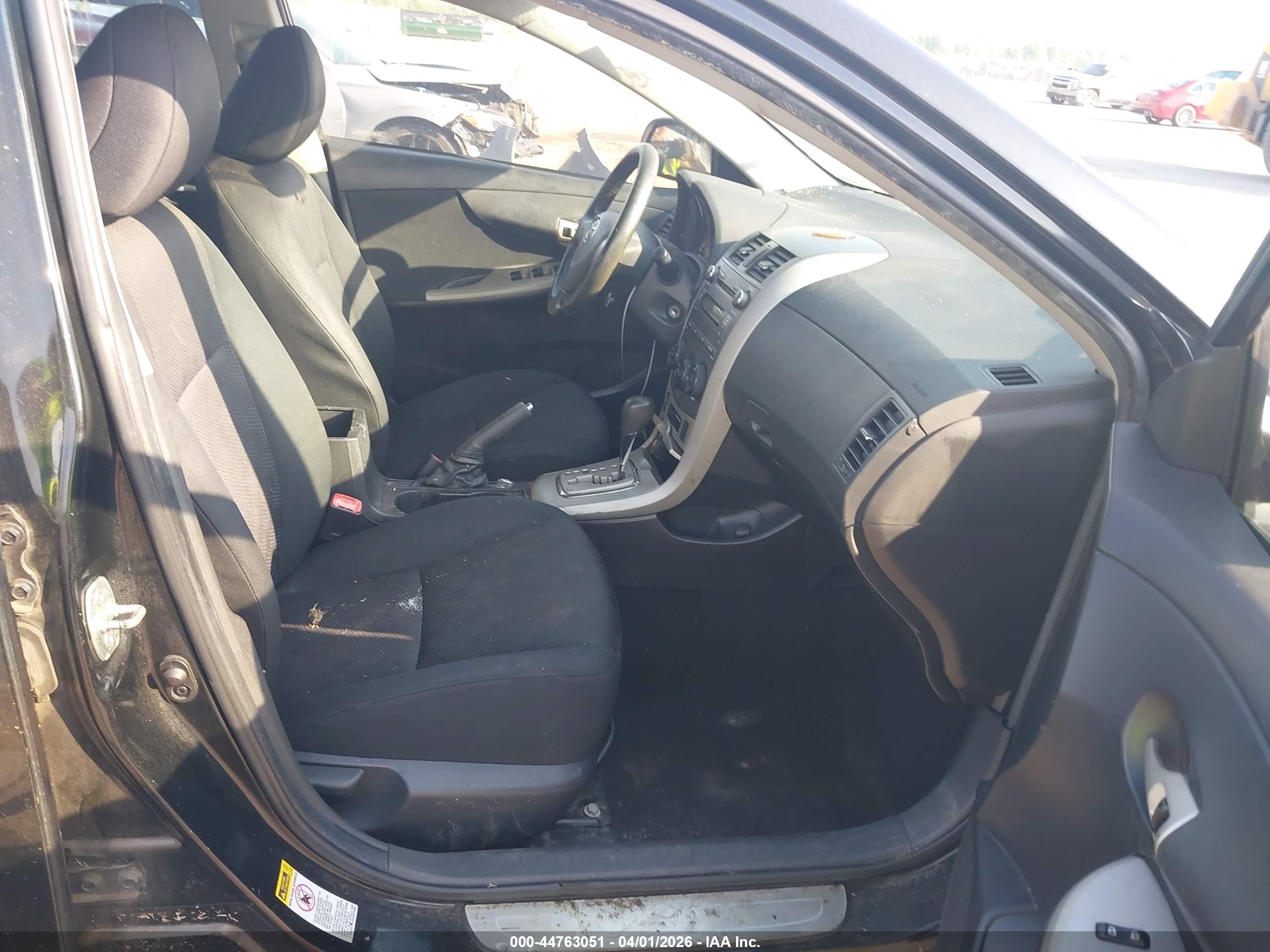 2010 Toyota Corolla S Black vin: 1NXBU4EE8AZ251167