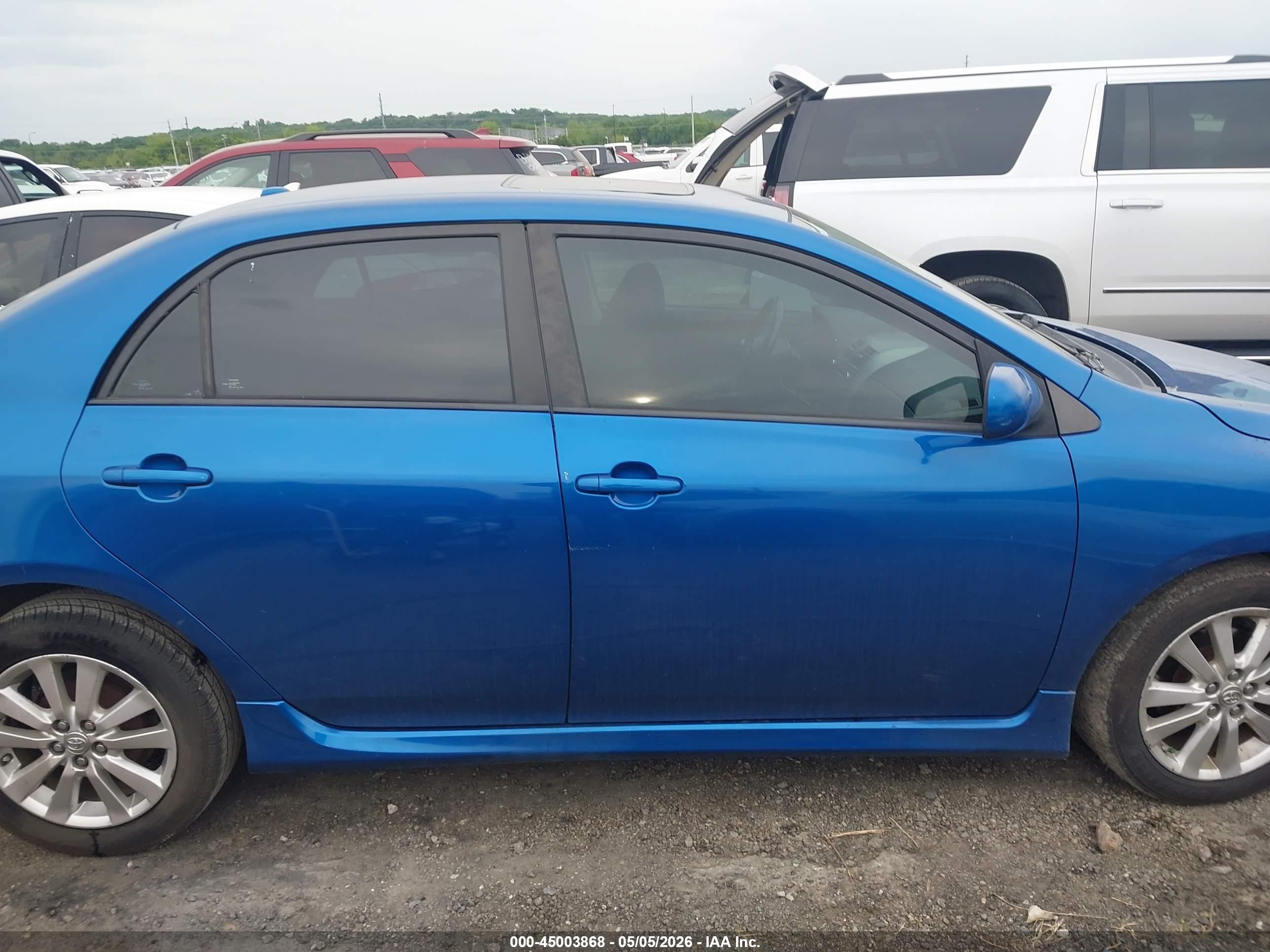 2010 Toyota Corolla S Blue vin: 1NXBU4EE8AZ259592
