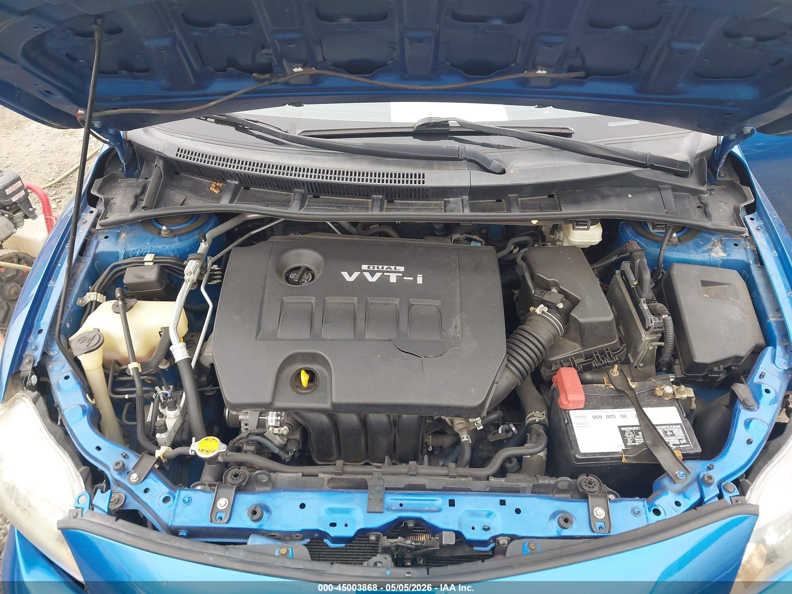 2010 Toyota Corolla S Blue vin: 1NXBU4EE8AZ259592