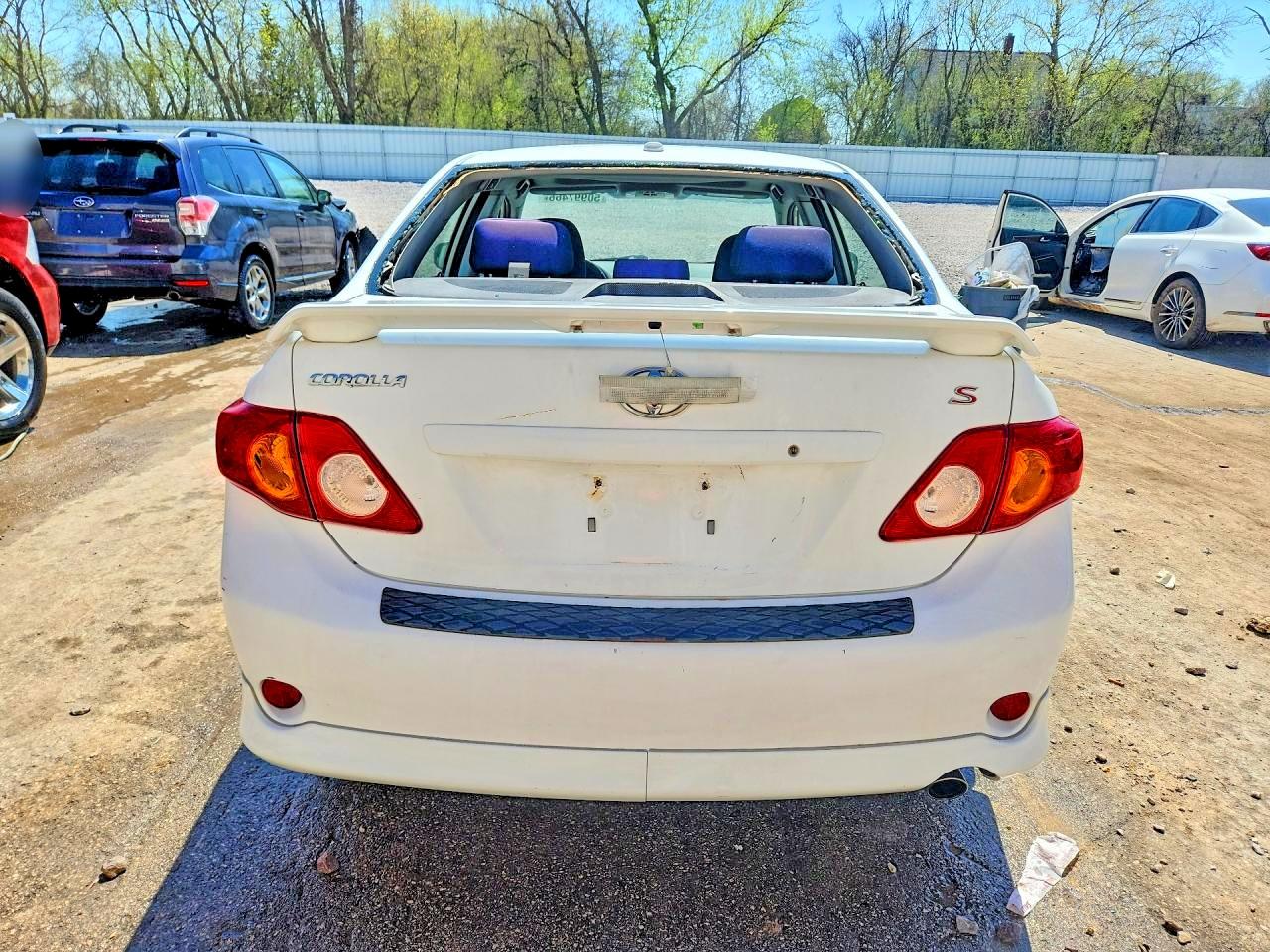 2010 Toyota Corolla S White vin: 1NXBU4EE8AZ263108