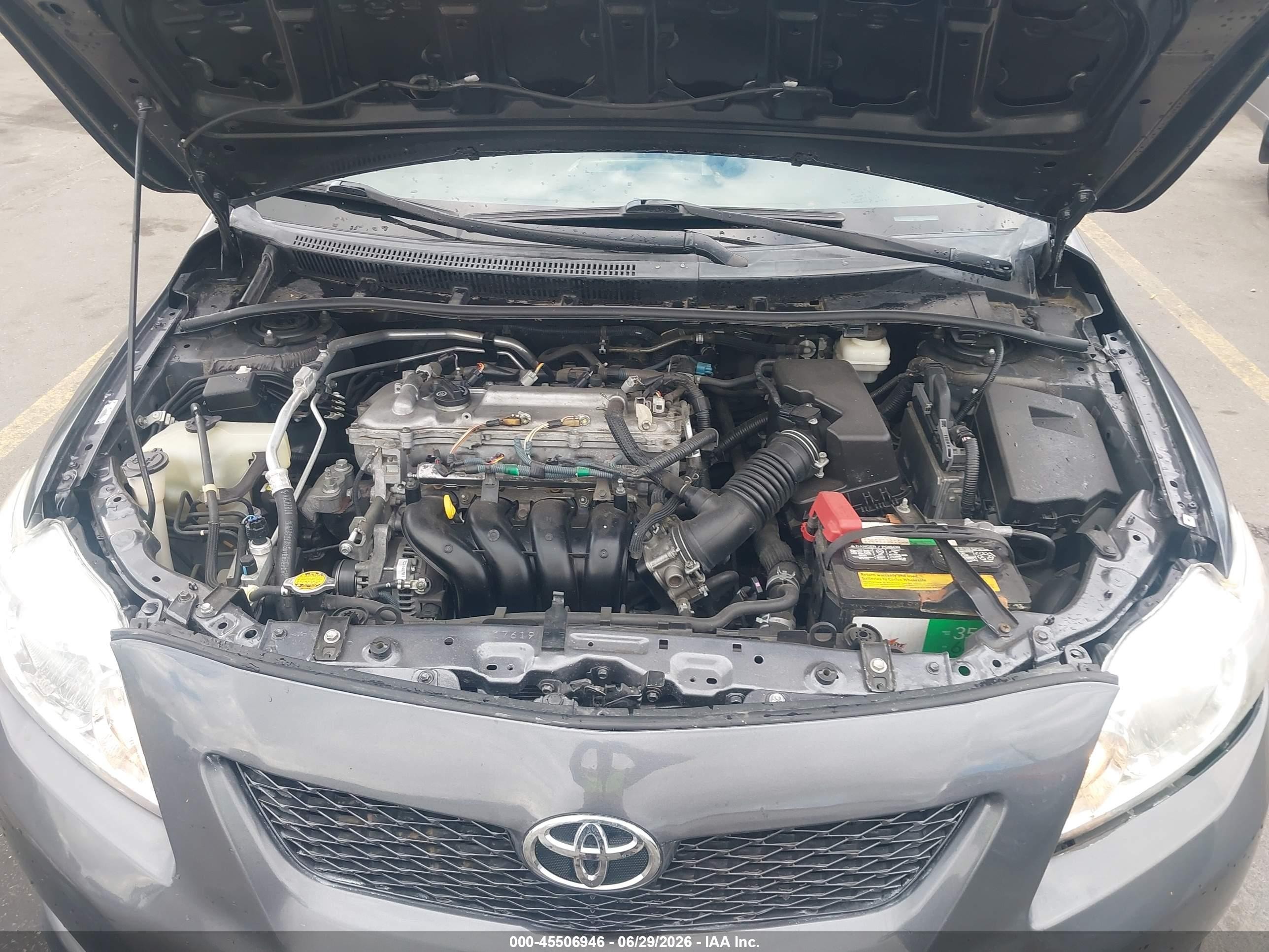2010 Toyota Corolla Le Blue vin: 1NXBU4EE8AZ268891