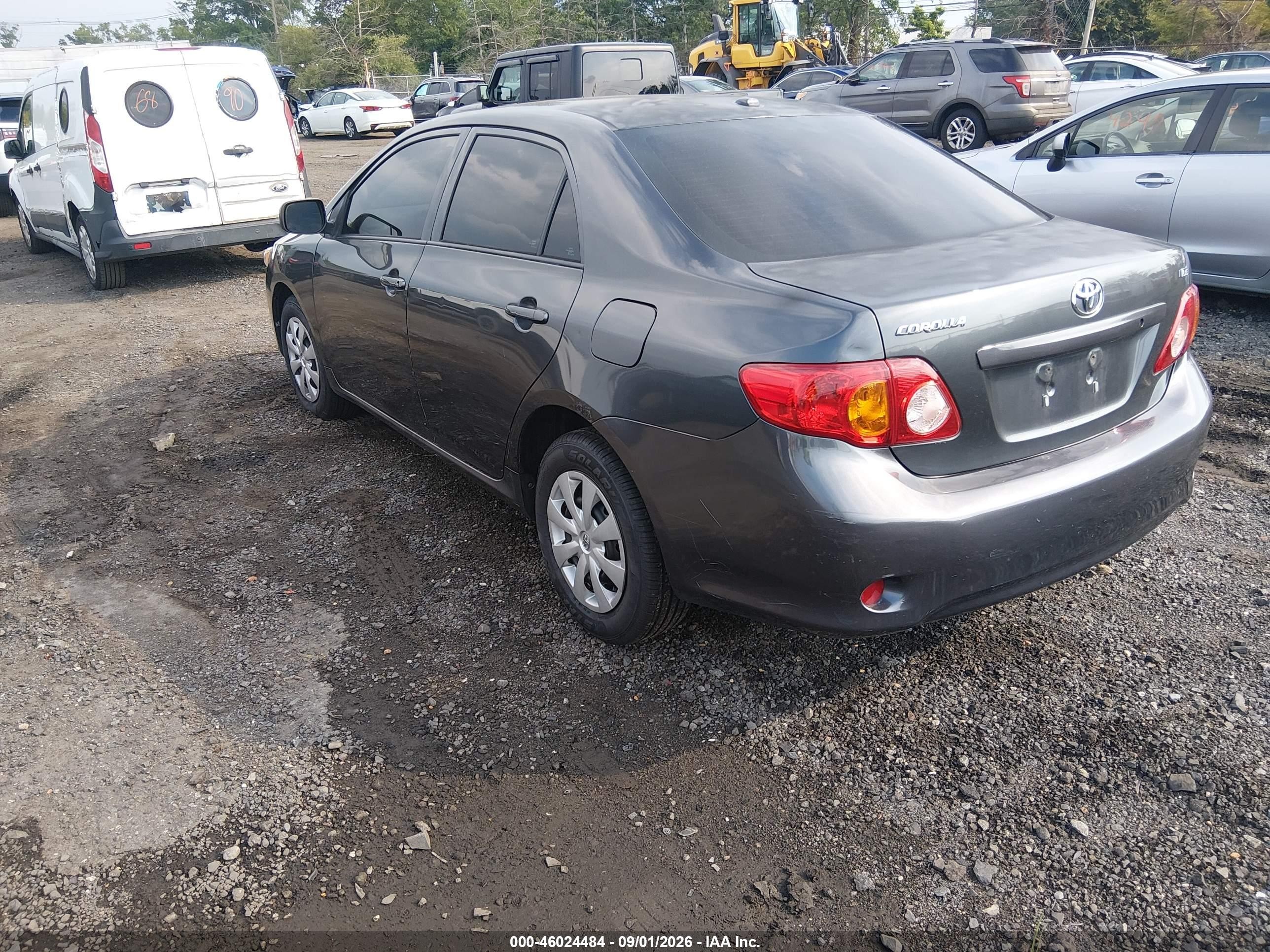 2010 Toyota Corolla Le Gray vin: 1NXBU4EE8AZ277381