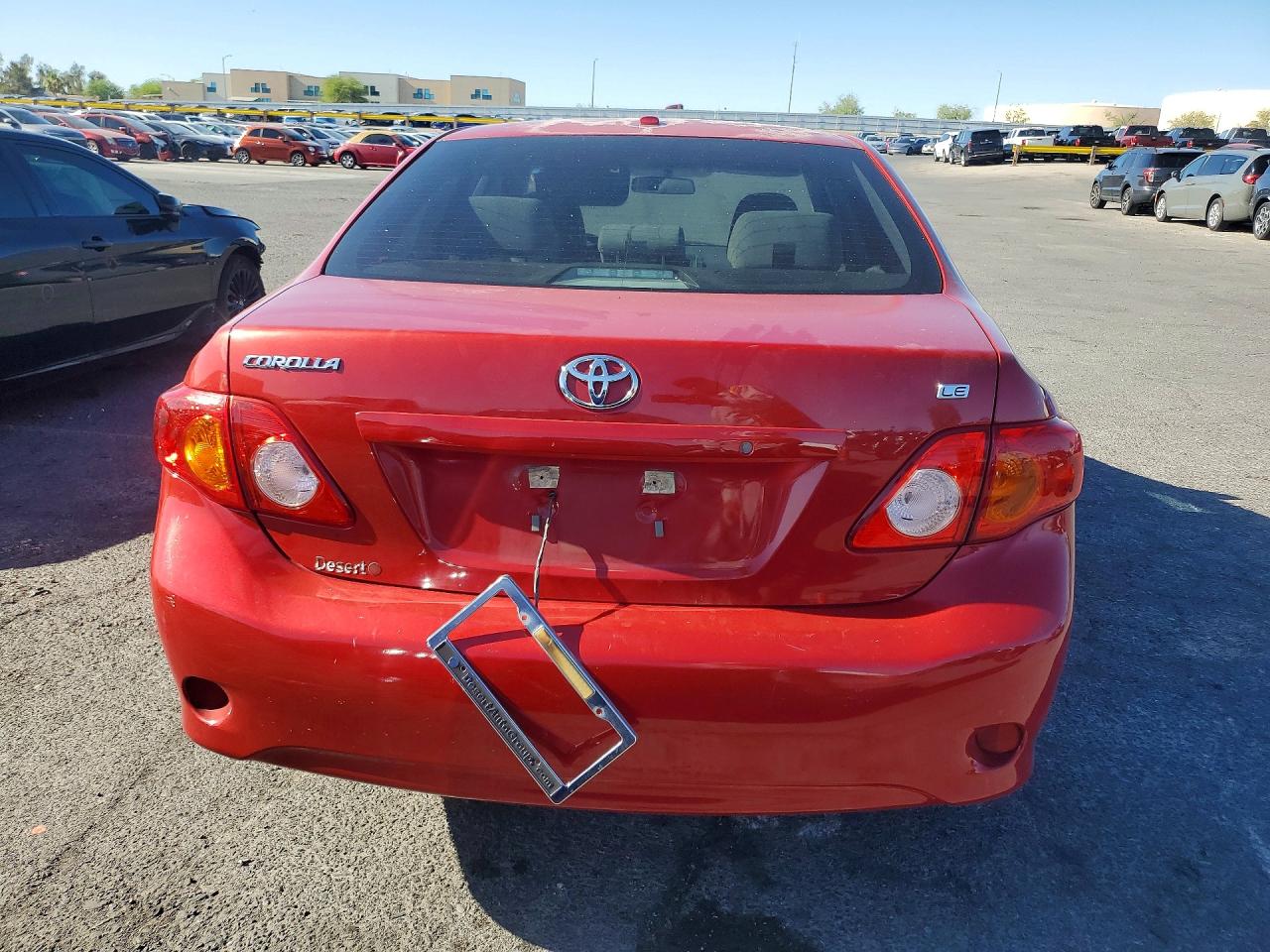 2010 Toyota Corolla Le Красный vin: 1NXBU4EE8AZ283326