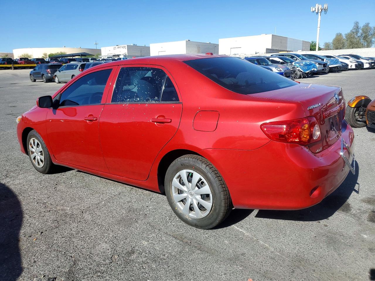 2010 Toyota Corolla Le Красный vin: 1NXBU4EE8AZ283326