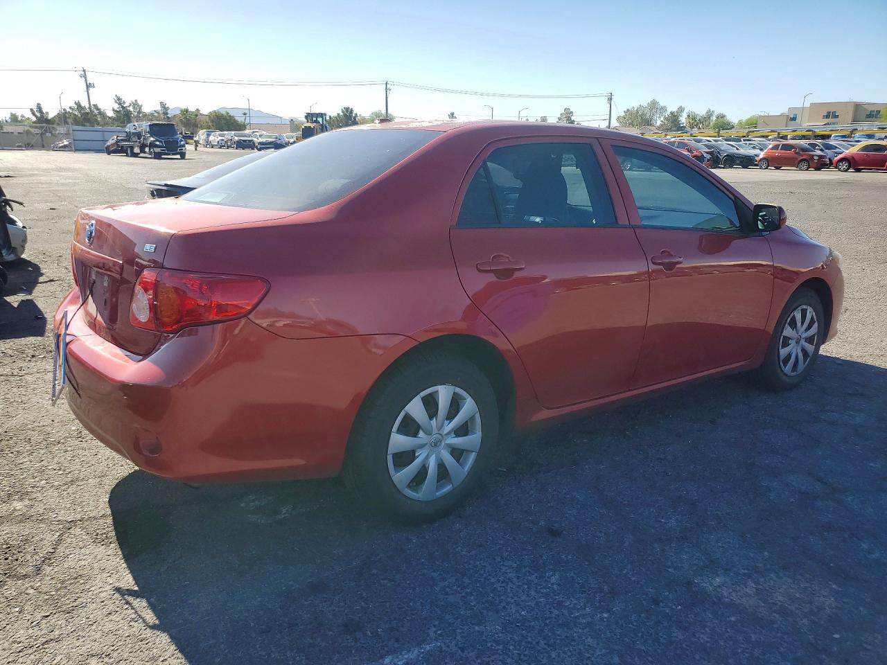 2010 Toyota Corolla Le Красный vin: 1NXBU4EE8AZ283326