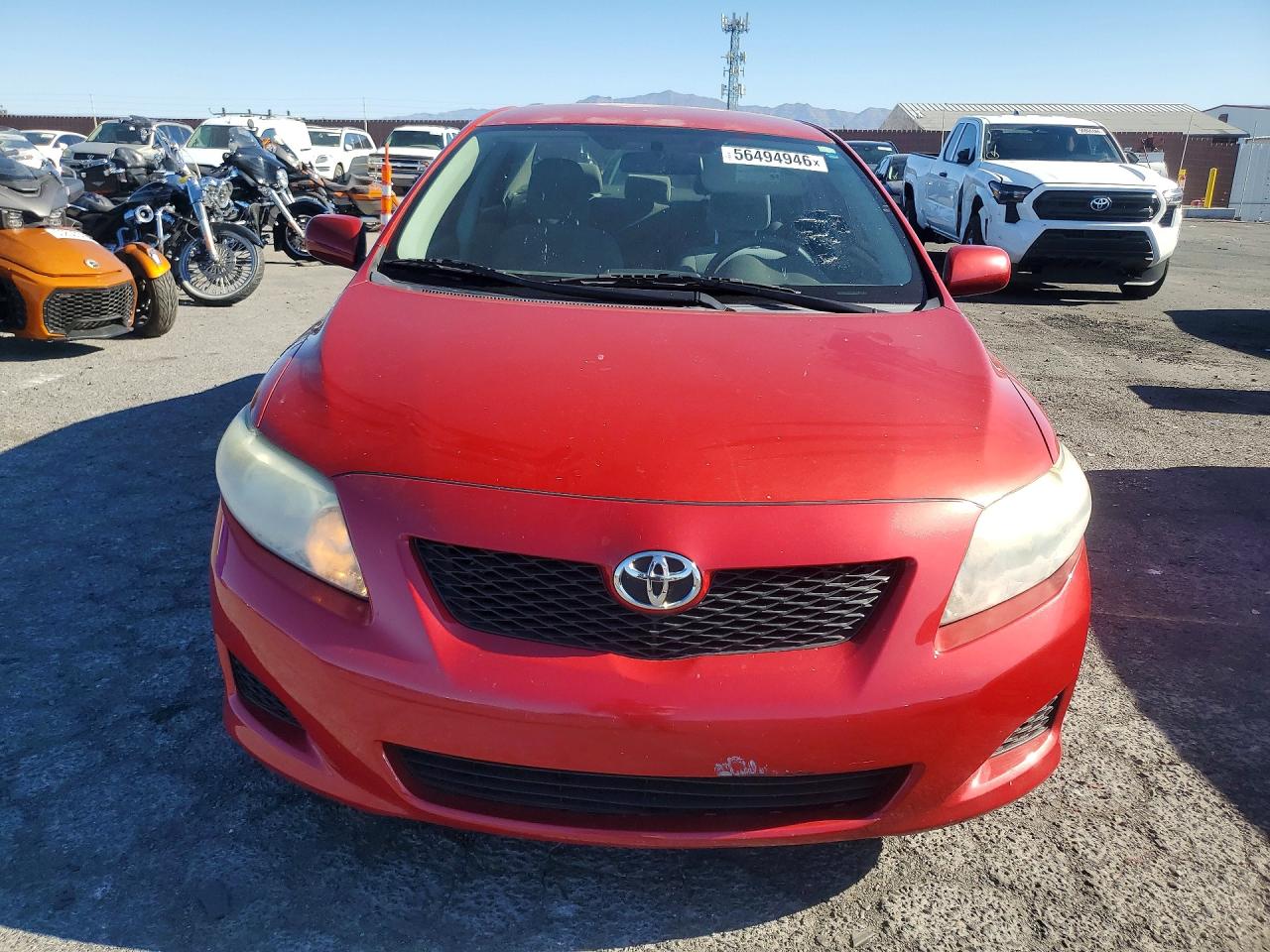 2010 Toyota Corolla Le Красный vin: 1NXBU4EE8AZ283326
